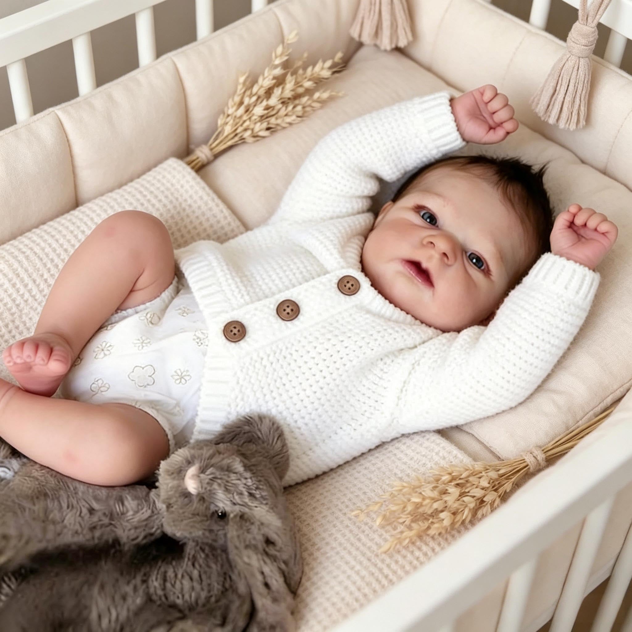 RXDOLL Realistyczne lalki Reborn Baby Dolls silikonowe na całe ciało, winylowe, chłopiec, anatomicznie poprawne lalki, które wyglądają jak prawdziwe życie niemowlęta realistyczna lalka noworodka