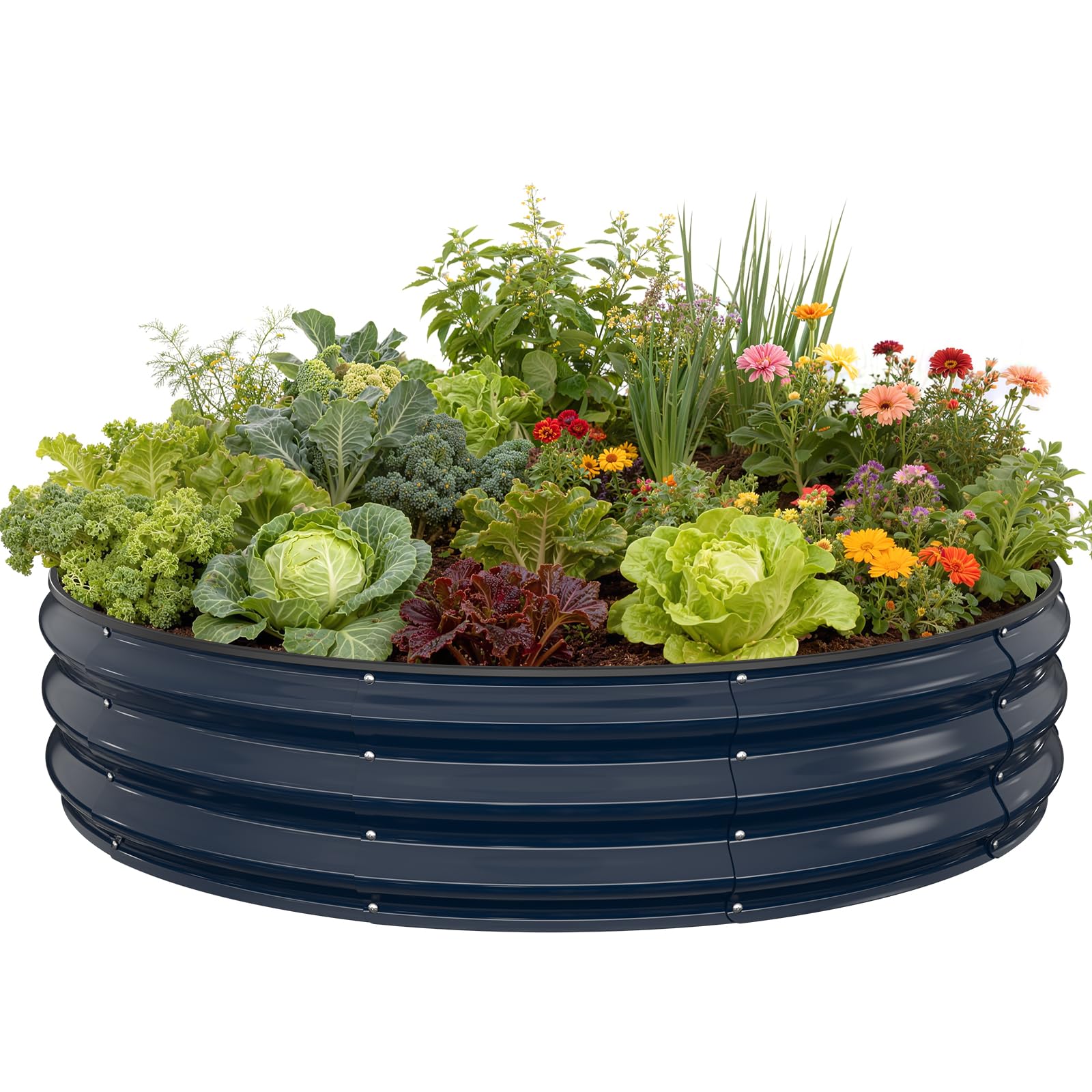 Pattiumo Galvanized Raised Garden Bed