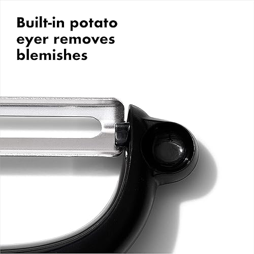 Miniatura 5 de OXO Internacional 21081 Good Grips pelador de verduras Y acero inoxidable negro Negro