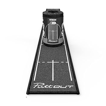Amazon | PuttOut スリム ゴルフ パッティングマット 240cm x