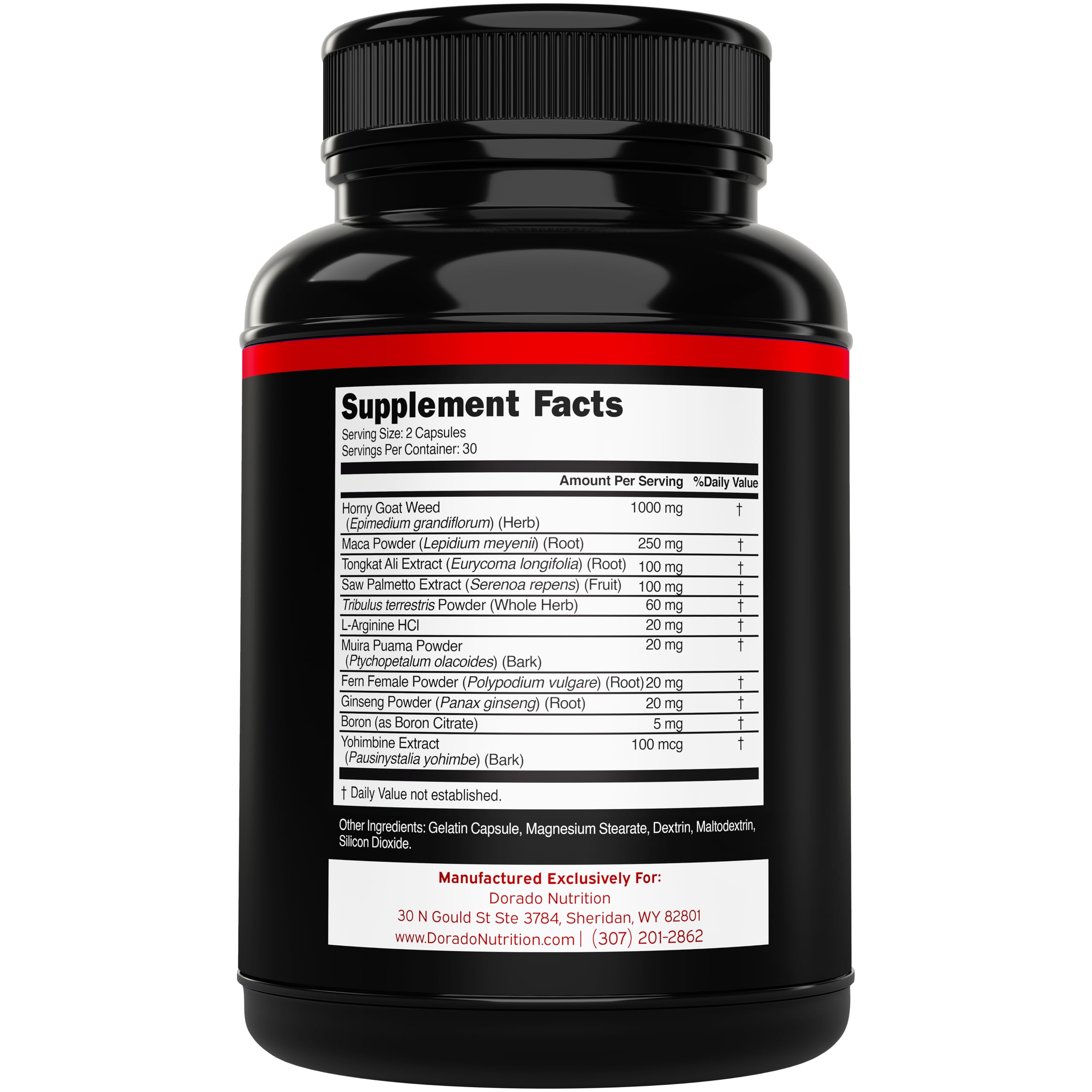 Horny Goat Weed for Men - Male Enhancement Supplement (10-in-1 Formula) with Maca, Tongkat Ali, Saw Palmetto, Ginseng, L-Arginine & Tribulus - Hornygoatweed for Men - 3rd Party Tested (60 Capsules) — Amazon image 3