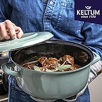 Vista 3 de Horno holandés esmaltado de 3,1 L, verde