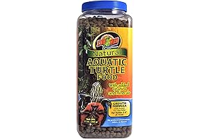 Zoo Med Growth Formula - Healthy Water Turtle Food for Hatchlings to Adults