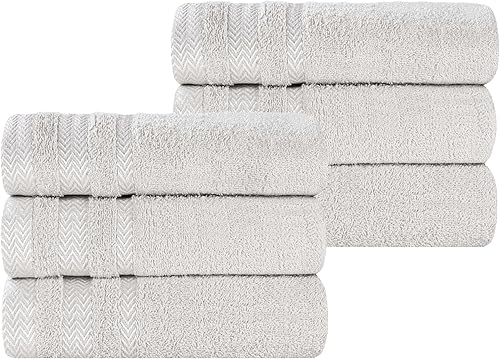 Superior Juego de toallas de mano de algodón, toallas pequeñas, felpa suave absorbente, spa, salón, hotel, gimnasio, cocina, básicos para el baño de