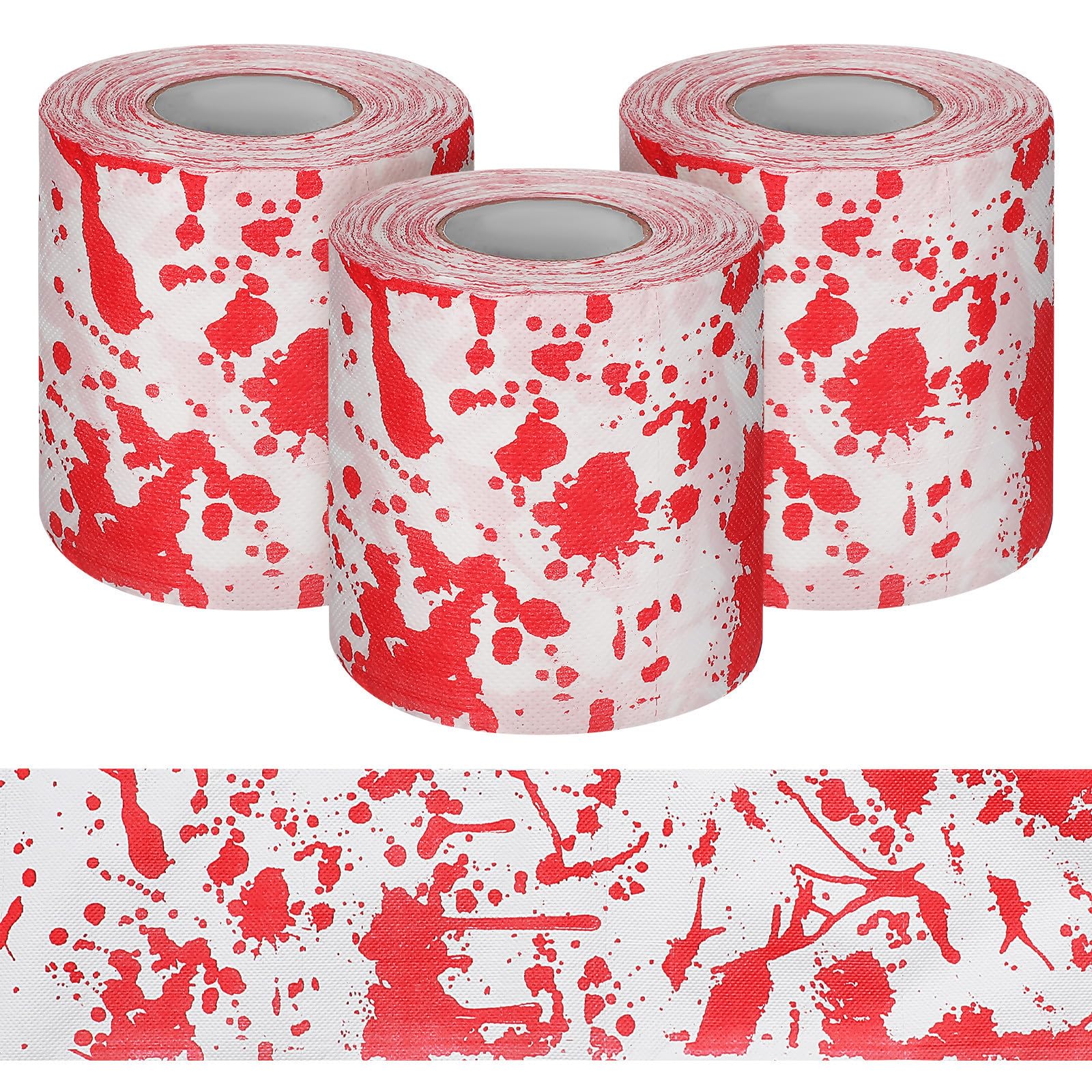 Papel higiénico de Halloween con exclusivo diseño sangriento de pulpa versátil Cabilock