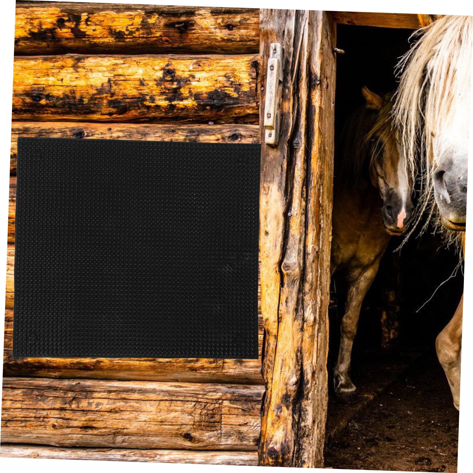 Tappetino Antiprurito per Bovini e Cavallo Spazzola da Montare su Parete o Recinzione per Sollievo da Prurito Autonomo Attrezzatura Agricola per Fattorie Aiuto per Pulizia e