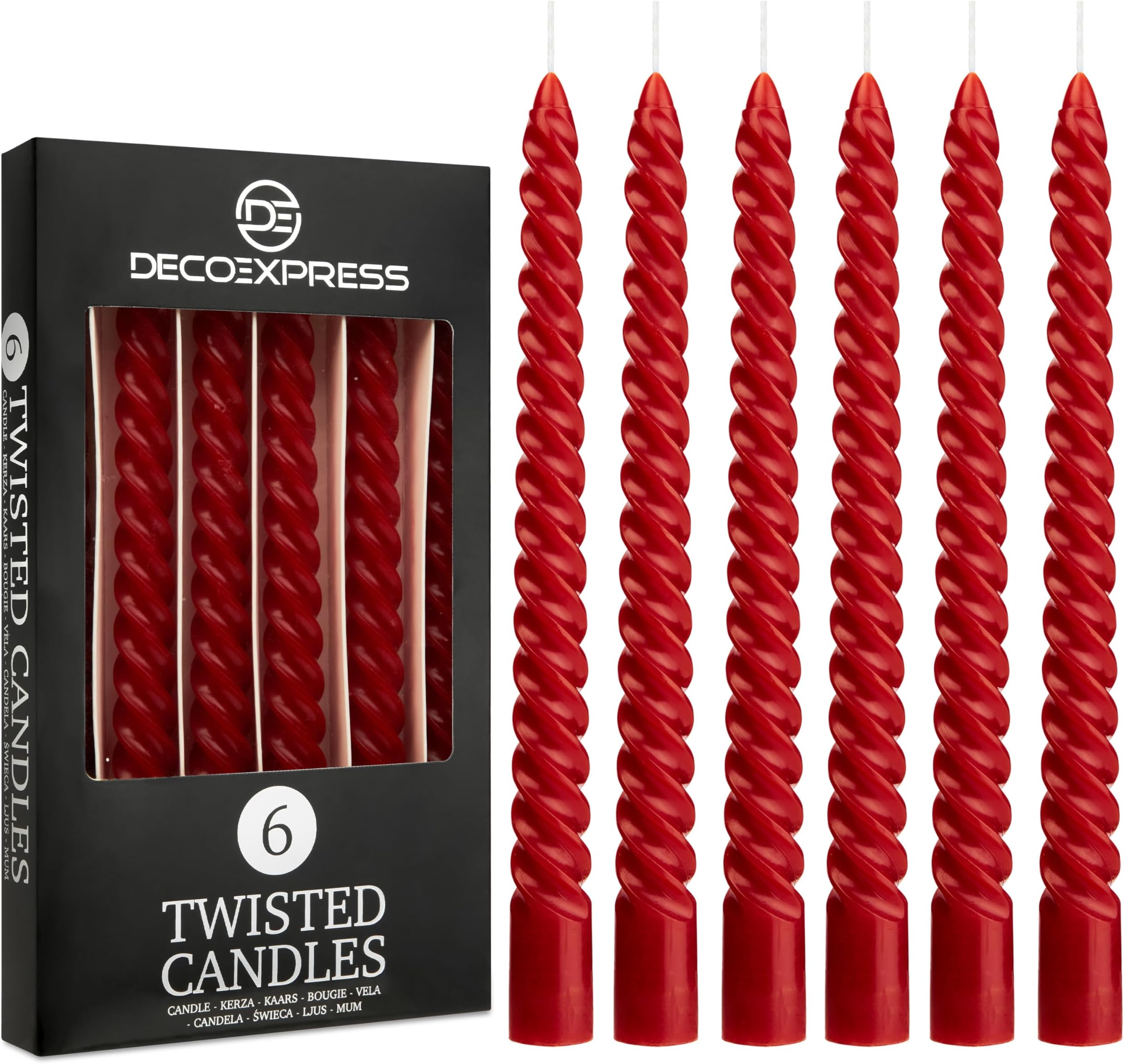 Deco Express Teelicht Adventskalender 2025 - 24 Stück 3D Weihnachtskerzen