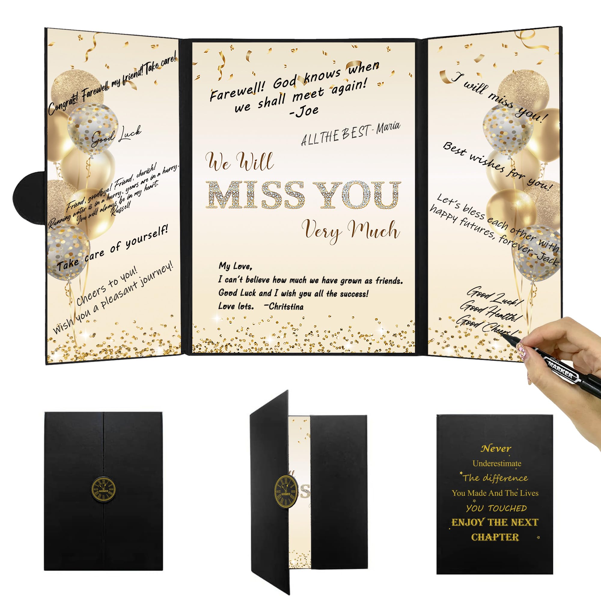 DARUNAXY We Will Miss You Very Much Alternative Signature Guestbook