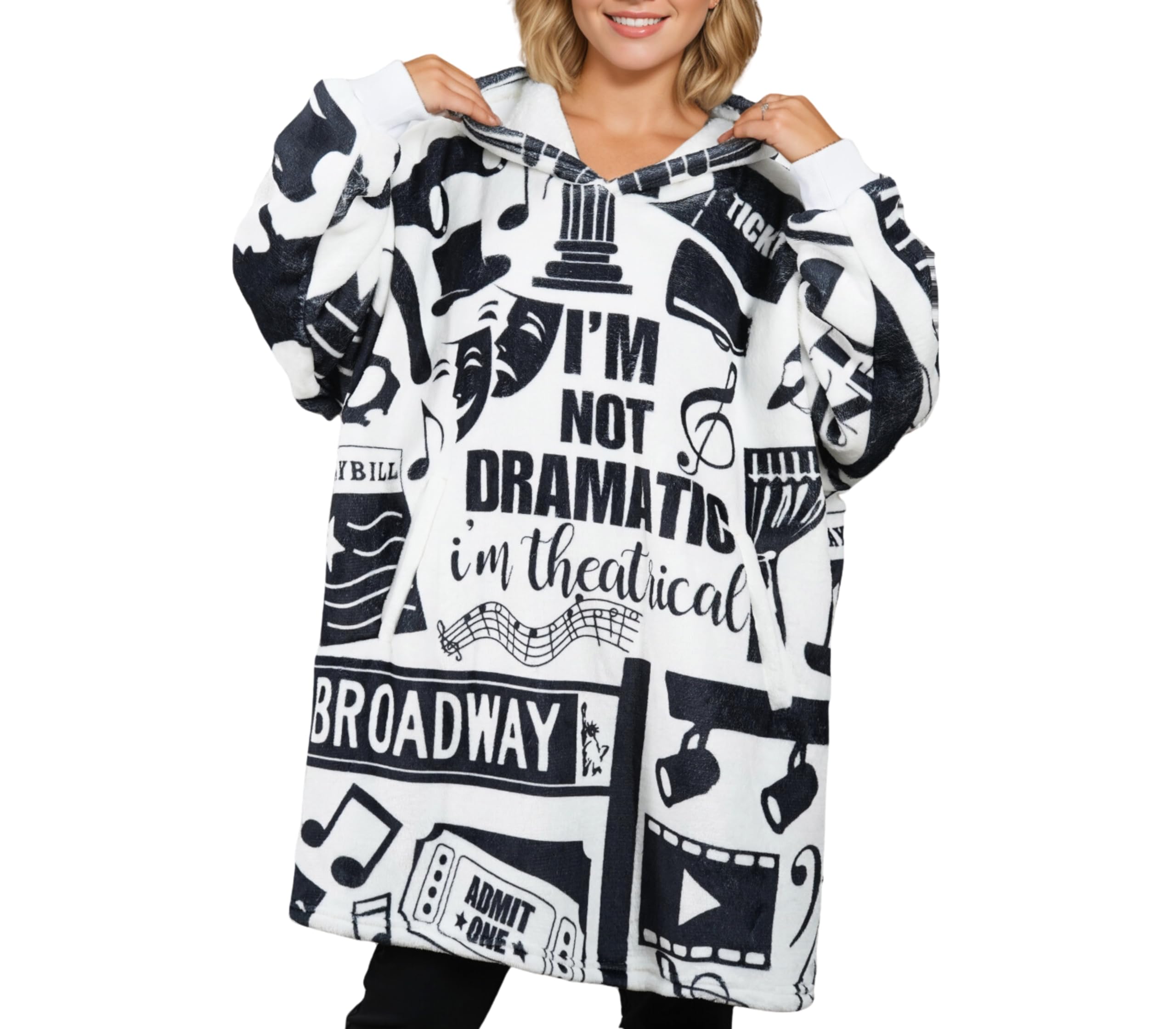 Huglanket Theater Wearable Blanket Hoodie