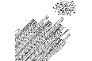 100 Pack 1/4"x 13.7Inch Spiral Steel Metal Boning for Corset, Sewing Corset...