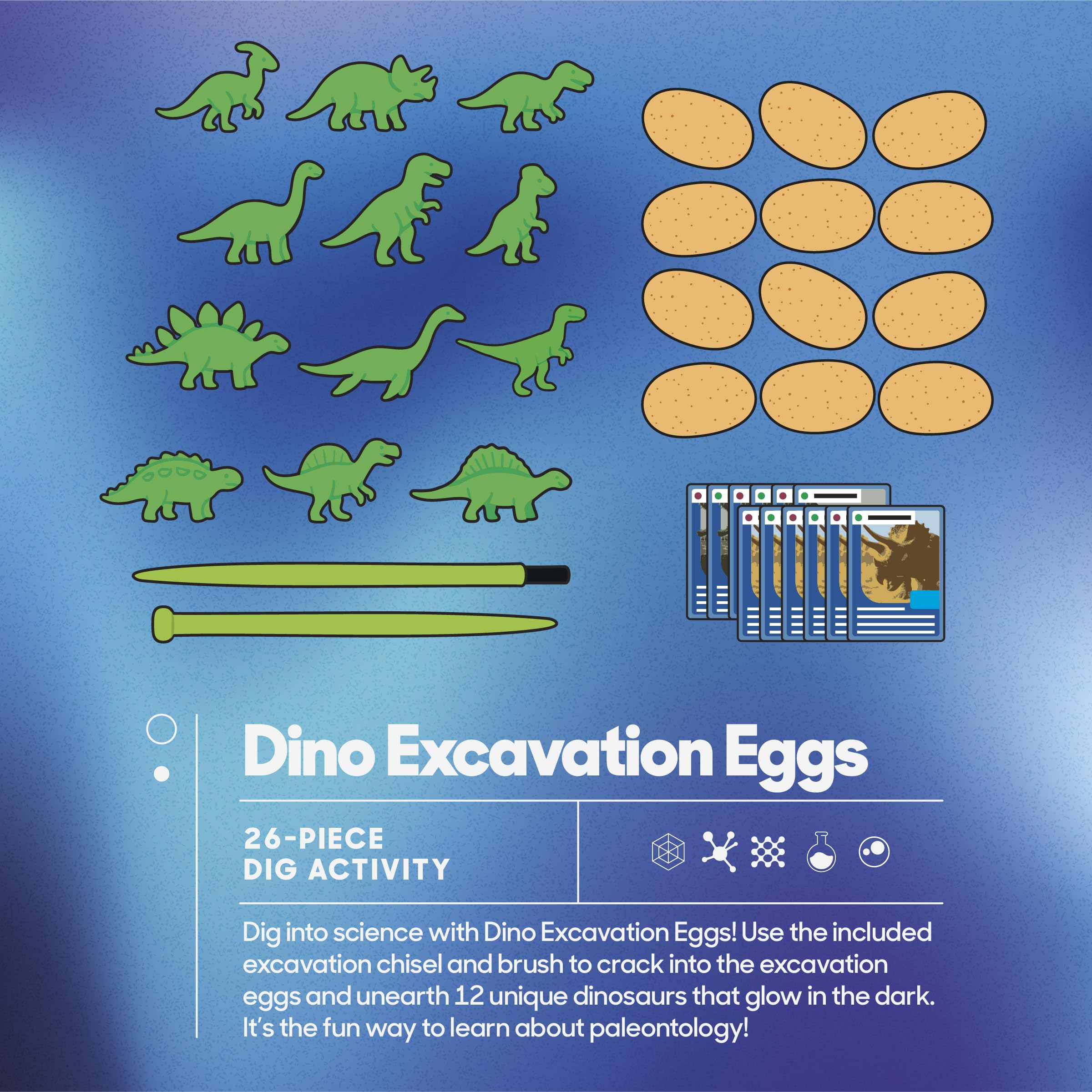 Discovery Dino Excavation Eggs STEM Kit
