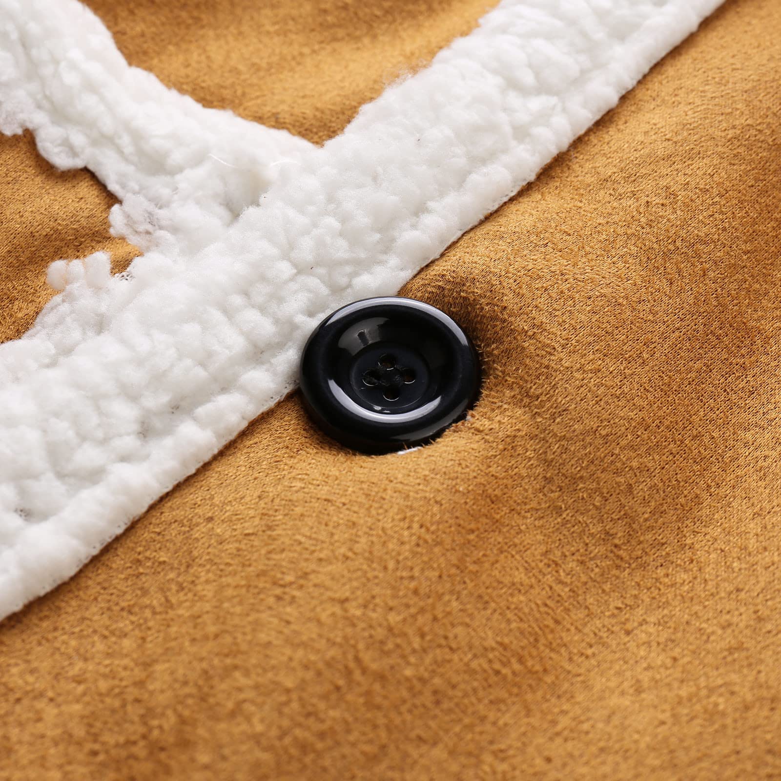 Uomo Tinta unita Casual Shaggy Carino Giacche Termiche Oversize Fluffy Giacca Button Down Risvolto Manica Lunga Peloso Caldo Pile Shacket Giacca di Pelliccia Inverno Cappotto Spessore Cardigan