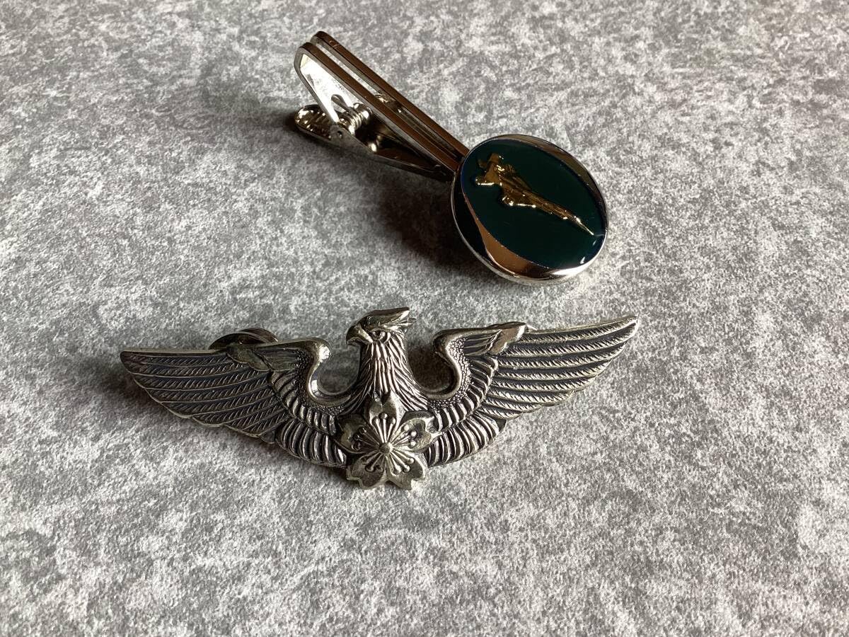 自衛隊航空徴章（操縦士）　タイピン Amazon.co.jp: 自衛隊 航空自衛隊 航空徽章操縦士F-15戦闘機タイピン