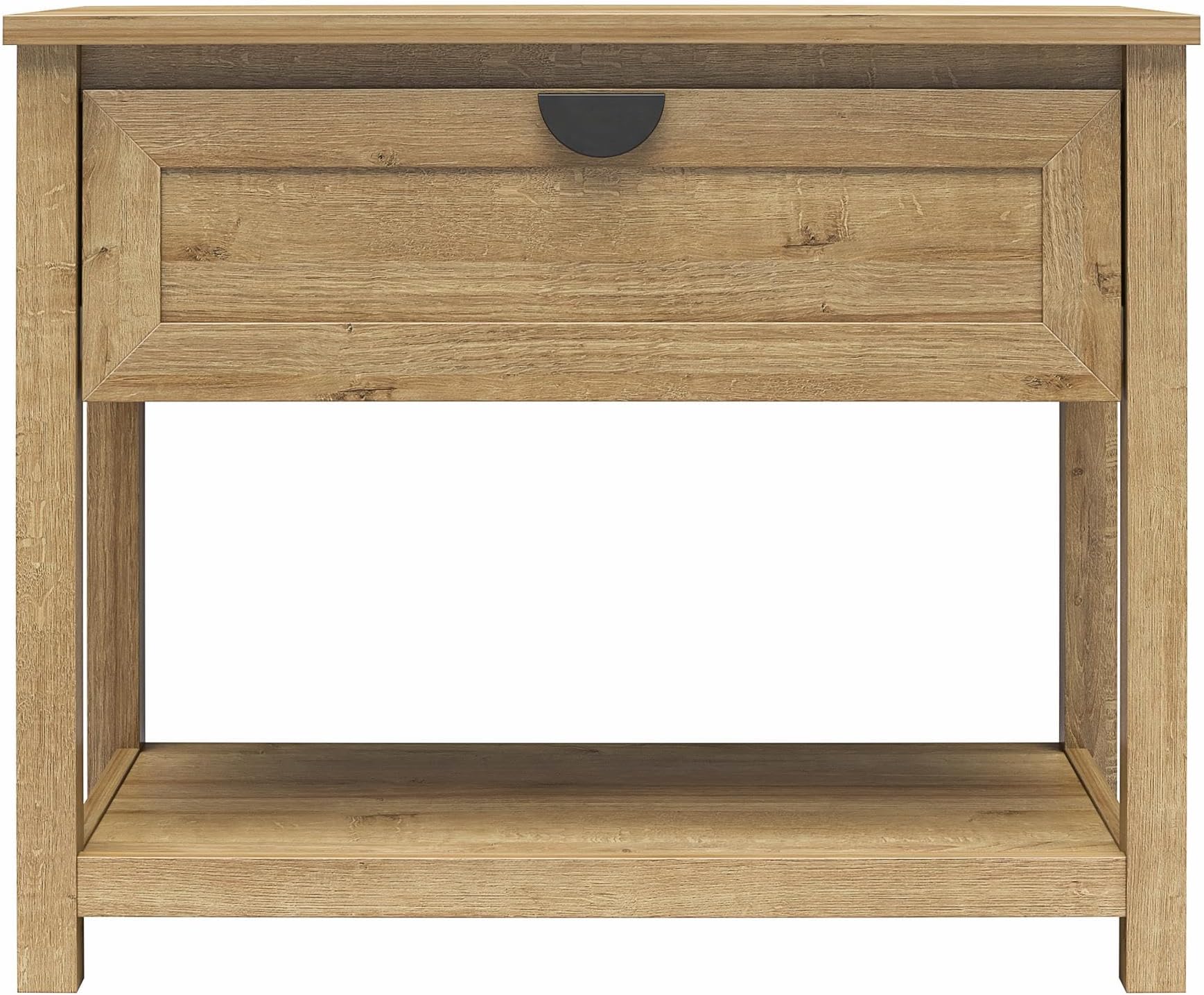 Mr. Kate Primrose Wide 1 Drawer Nightstand with Open Shelf, Natural