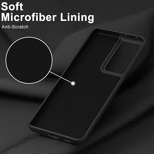 Miniatura 4 de DEENAKIN Funda protectora de silicona para Samsung Galaxy S21 Ultra, suave y sedosa con forro de microfibra suave, funda protectora para Samsung