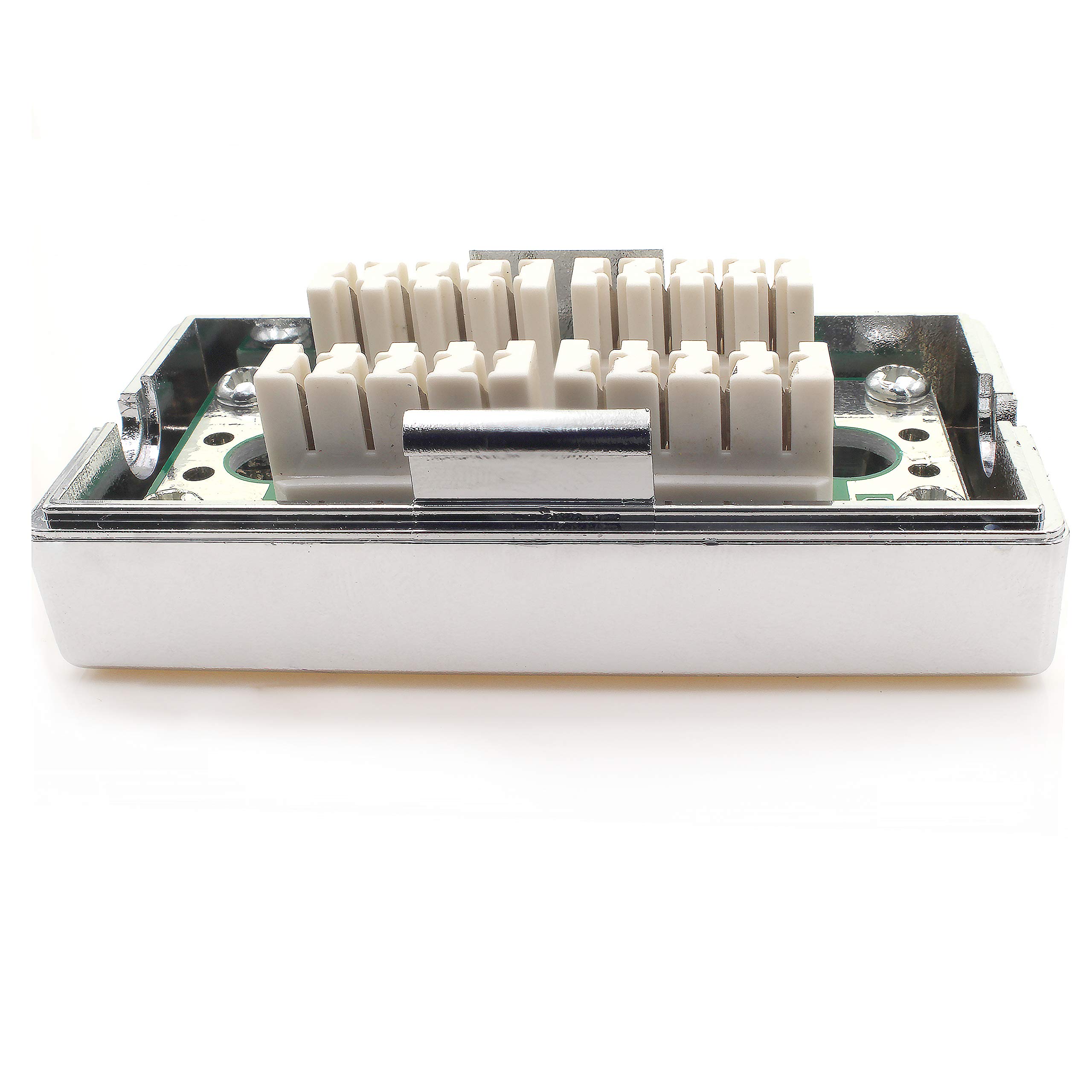 Pannello Patch Metallico 24 Porte Vuoto Per Moduli Keystone – RJ45 CAT6 CAT7 E Altri - 2