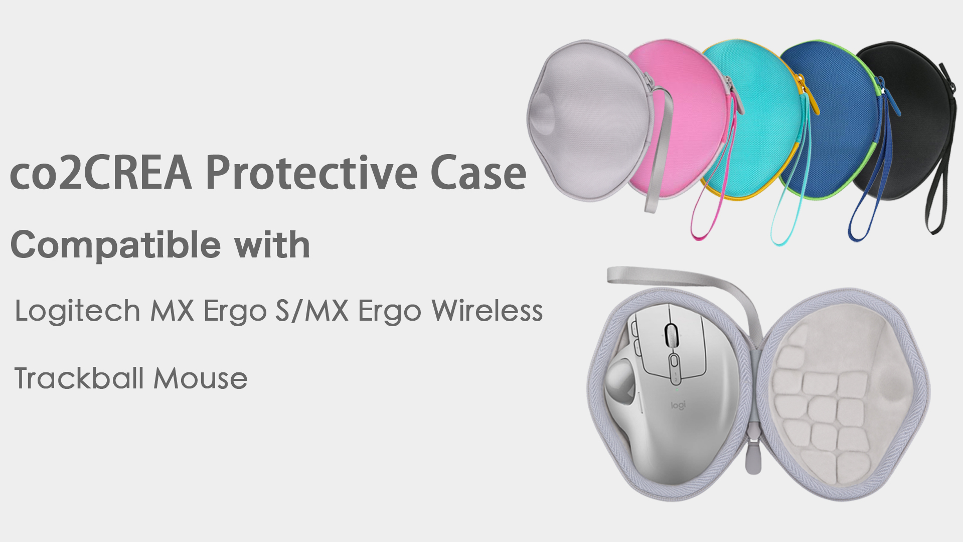 Amazon.com: co2CREA Hard Case Replacement for Logitech MX Ergo S