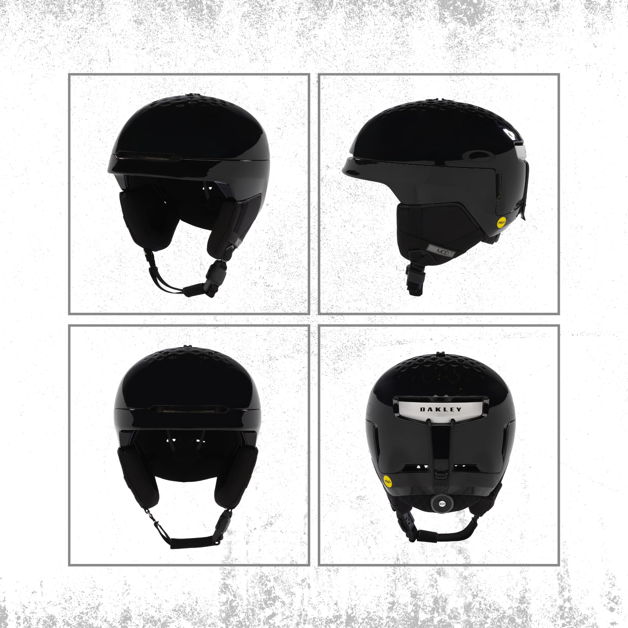 Amazon.com: Oakley MOD3 MIPS Blackout Small Snow Helmet for Men