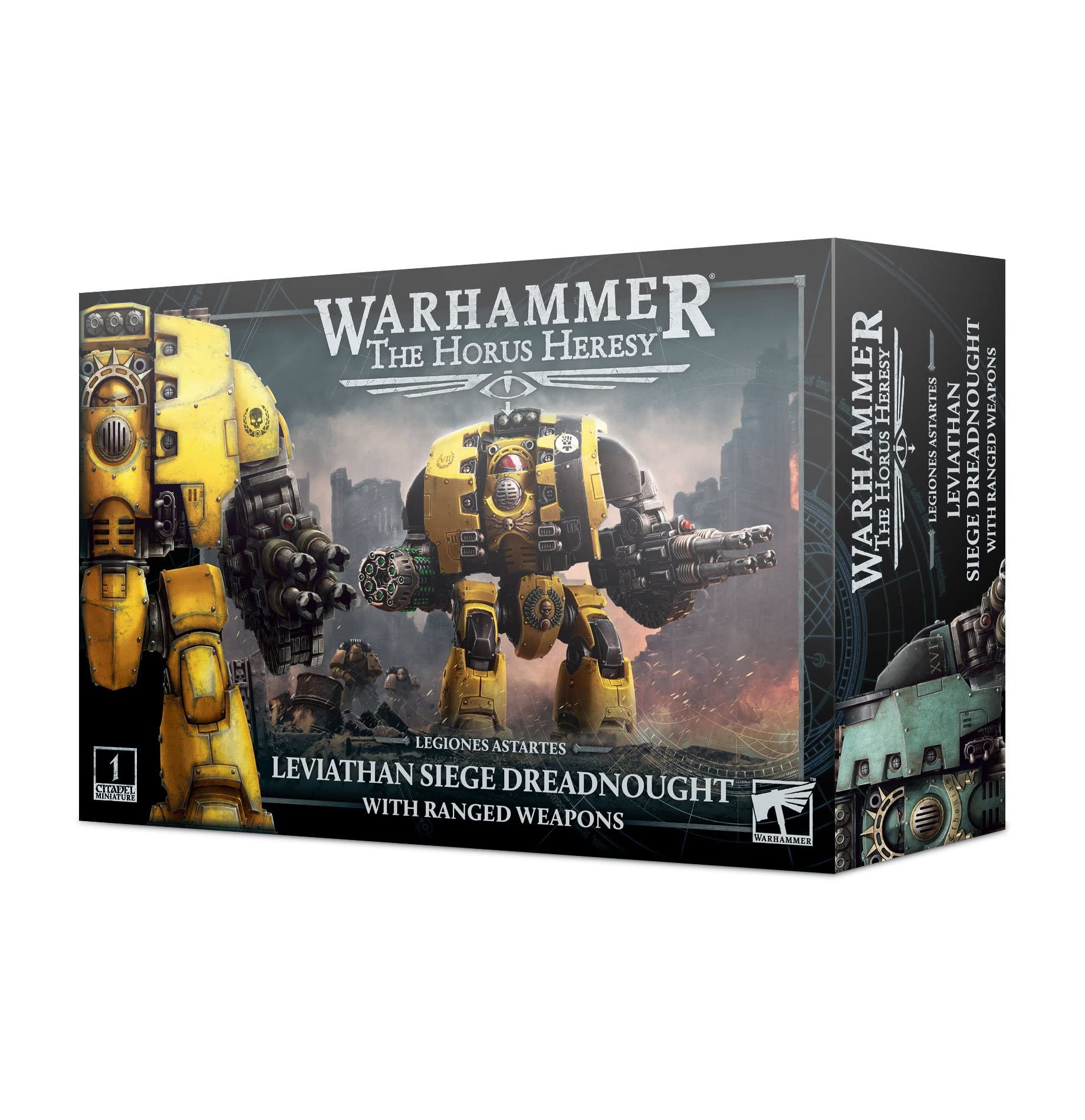 Warhammer Horus Heresy Games Workshop - Młot bojowy - Herezja Horusa - Lewiatan Dreadnought + broń dystansowa