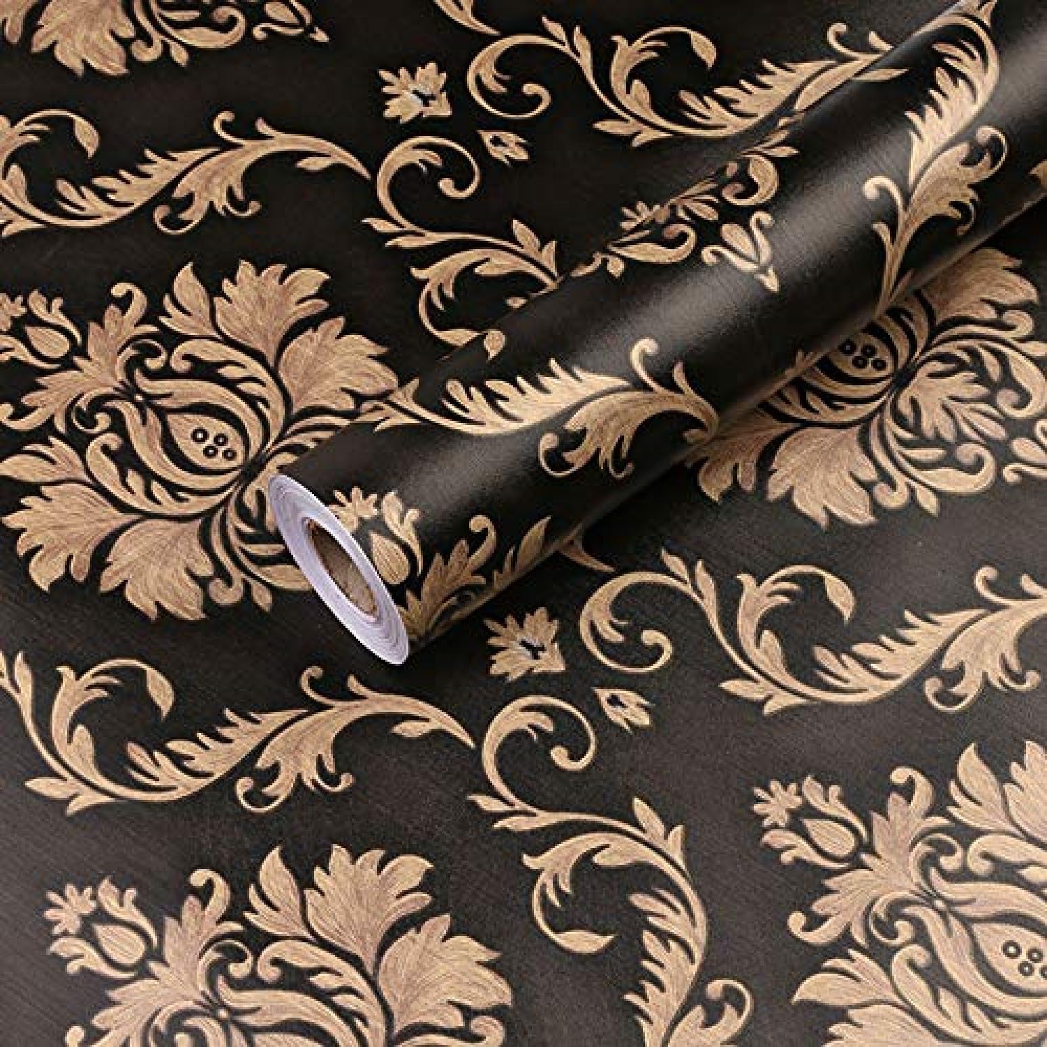 Indian Royals Damask Hall Wallpaper for Walls, Wallpaper for Office Wall, Wallpaper for tv Unit Background, diwar Wallpaper, House Wallpaper, House Wallpaper for Living Room (200 CM X 45 CM) (B08DKP7NQ6) Amazon Price History, Amazon Price Tracker