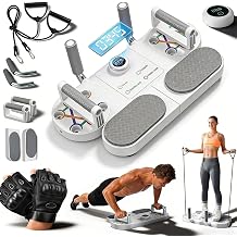 3-In-1 Multifunctional Push-Up Board, 2026 New 3 in 1 Fitness Board with Timer for Chest Workout Equipment,Push up Handles for Floor Chest & Ab Workout, Calisthenics Equipment for Men Women