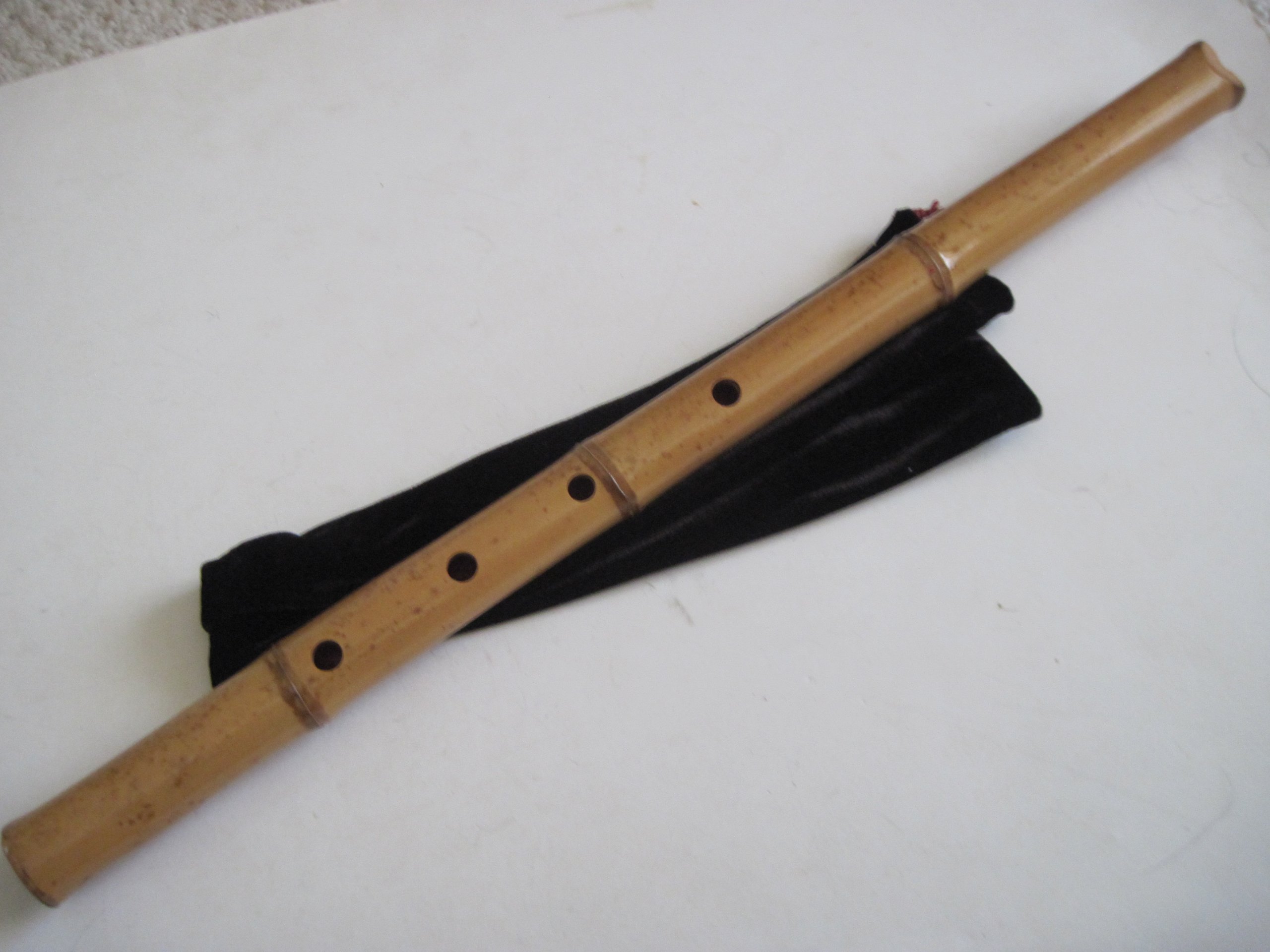 1.8 Pentatonic Shakuhachi w/o. Root End 5 Holes - Traditional Zen Instrument