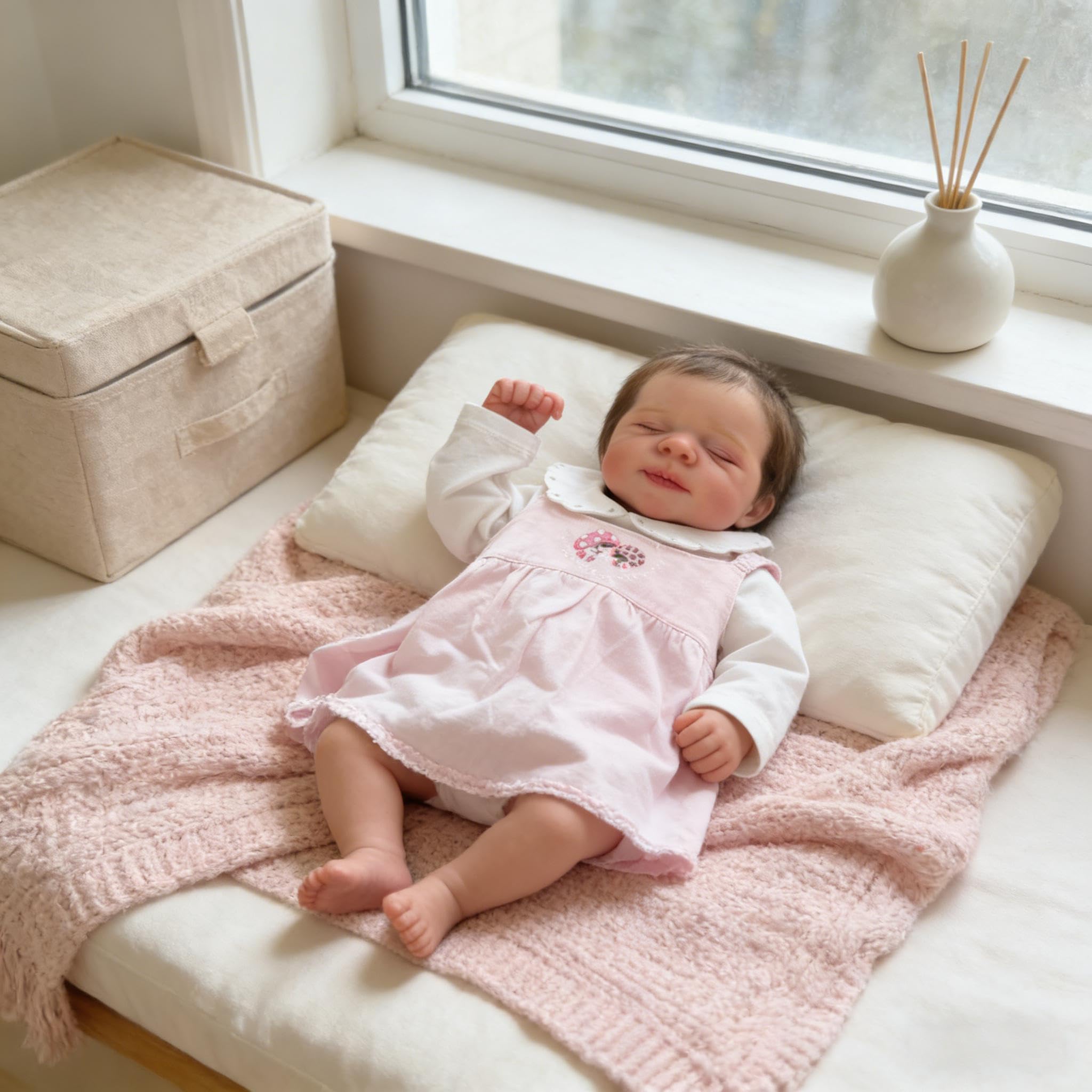 Realistyczne lalki Reborn Baby Dolls silikonowe na całe ciało, 45 cm, prawdziwe życie, lalka, anatomicznie poprawna, dziewczyna, realistyczna, noworodki, lalka, miękka winylowa lalka Reborn