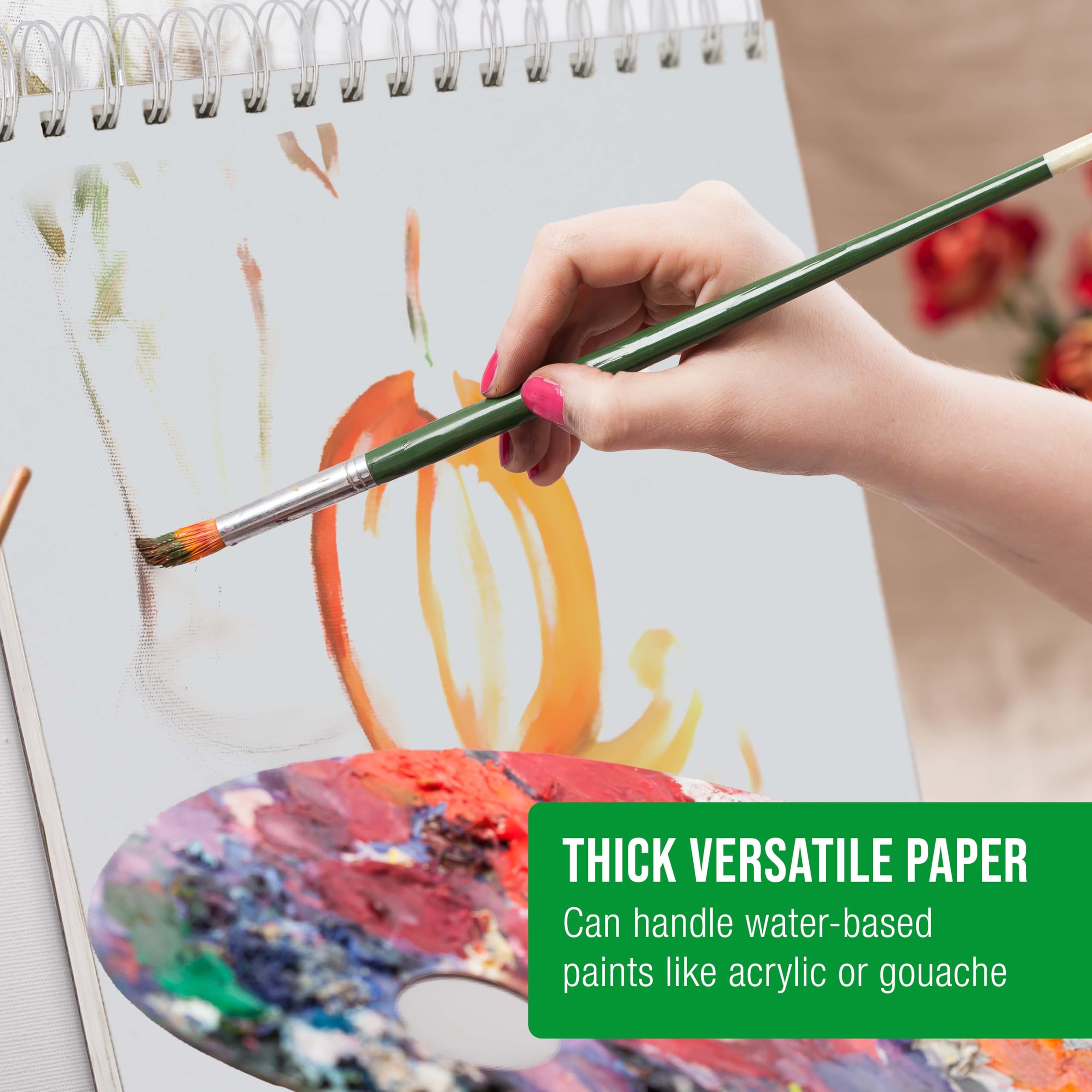 Premium Acrylic Painting Paper Pad - 24 Sheets -5