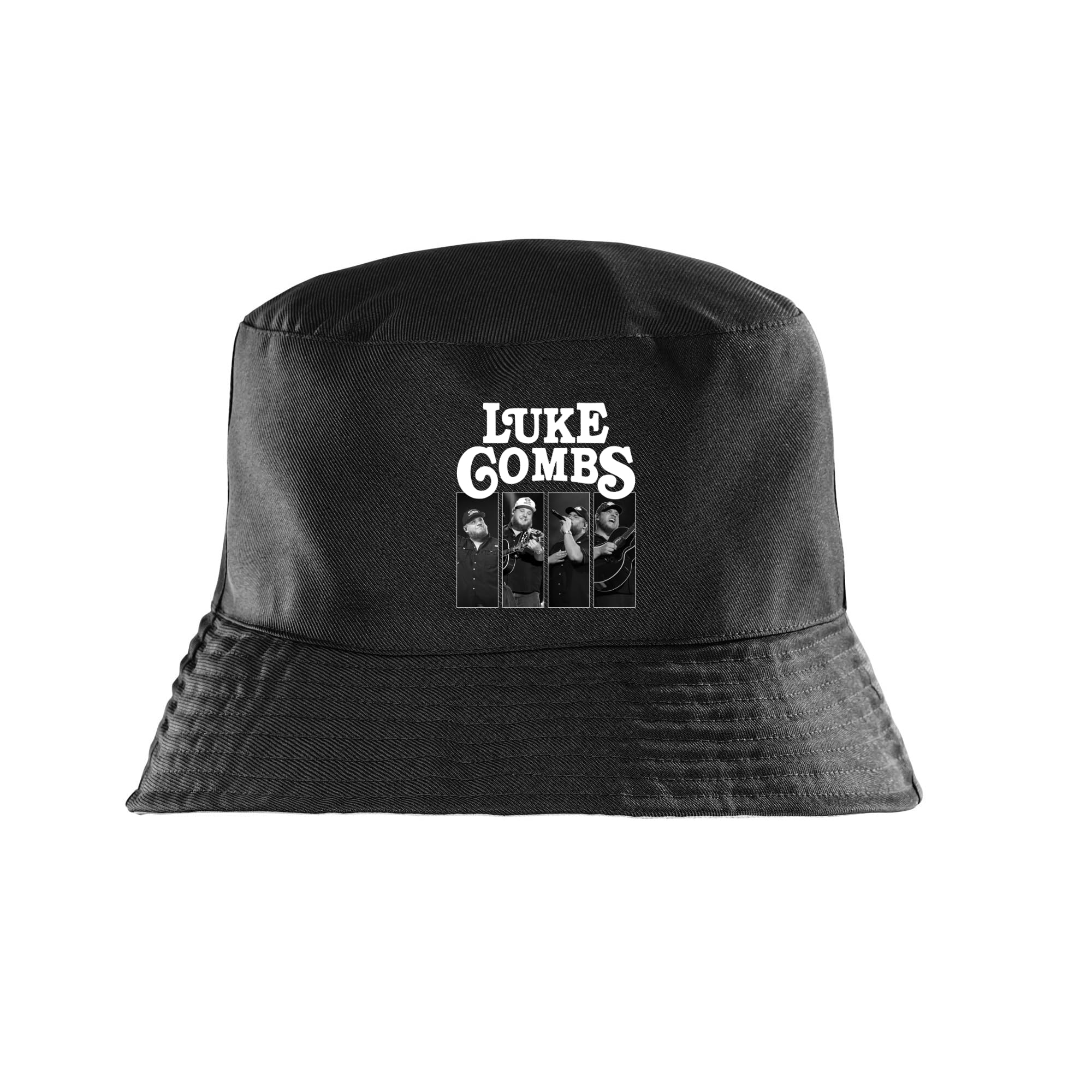 New Spirit Original Luke pop Combs Adults Bucket hat, Novelty Hats Humerous Iconic Funny Fun Joke Pun Silly Trendy Black
