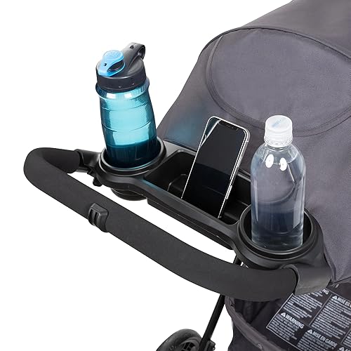 Miniatura 8 de Baby Trend Sonar Seasons - Cochecito individual de viaje con toldo, color gris libertad