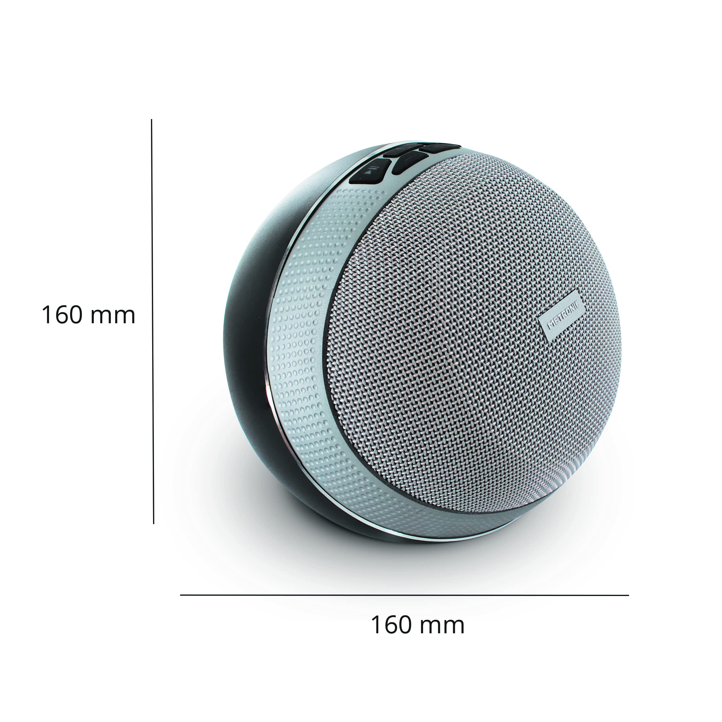 METRONIC 477038 20 W przenośny głośnik Bluetooth z technologią Xtra Bass DSP