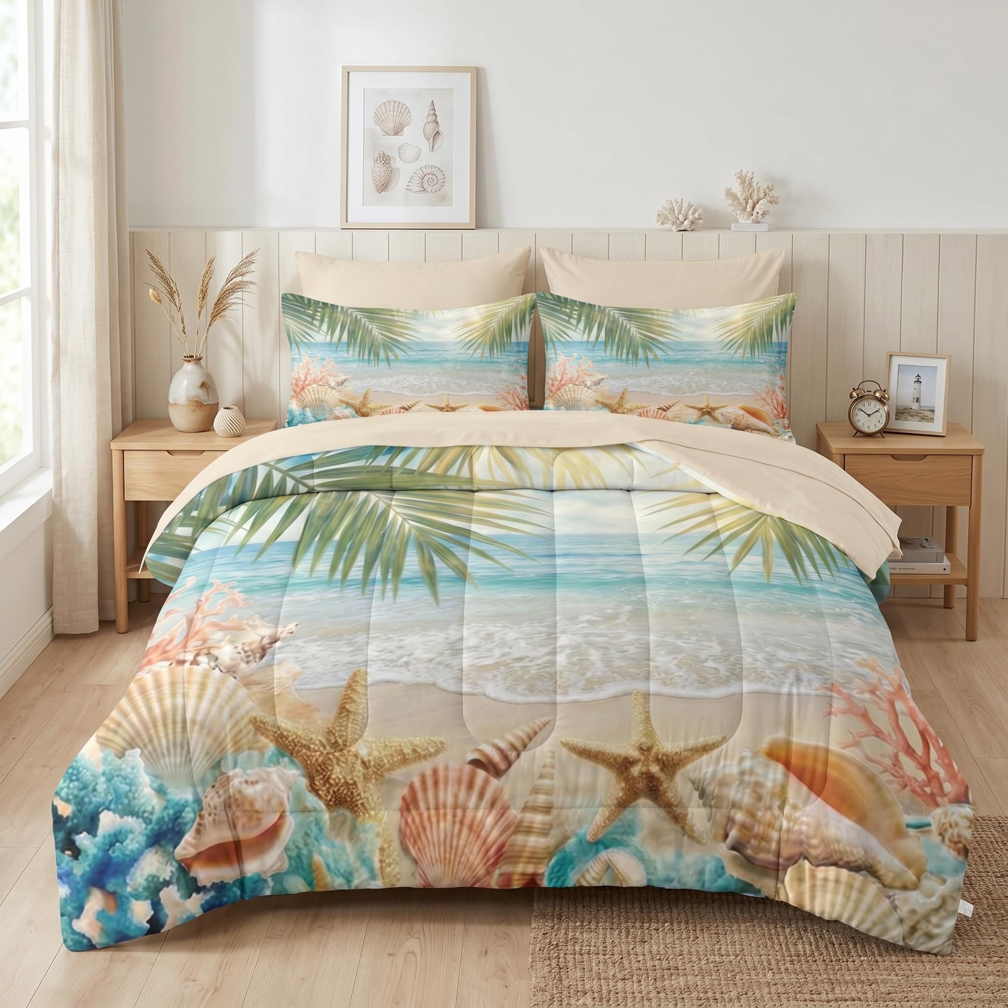 WeCozy Tropical Floral Comforter Set - Queen -13 WeCozy Tropical Floral Comforter Set - Queen -13