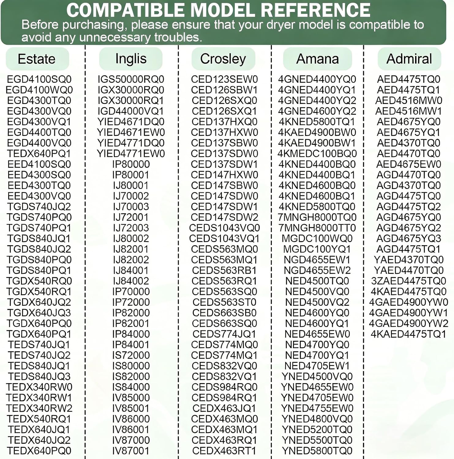 4392065 Dryer Drum Repair Replacement Kit | Includes belt, pulley, rollers & hardware; cross-replaces multiple OEM numbers for Whirlpool, Kenmore, Maytag & Amana dryers