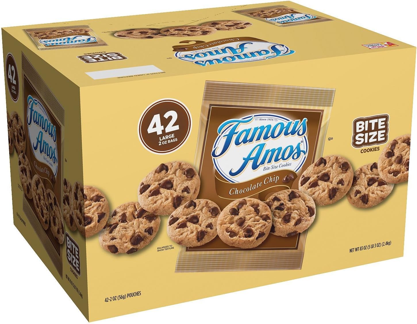 Famous AmosChocolate Chip Cookies. (42 ct.)