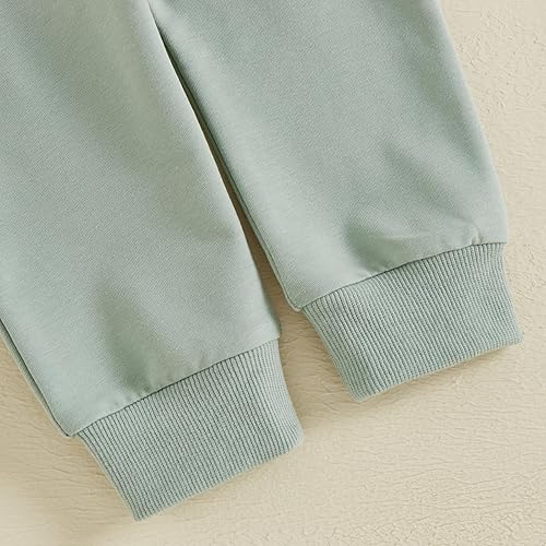 Miniatura 7 de BemeyourBBs Ropa de otoño e invierno para bebé niño, conjunto de sudadera con capucha de manga larga con letras divertidas y pantalones, conjunto de