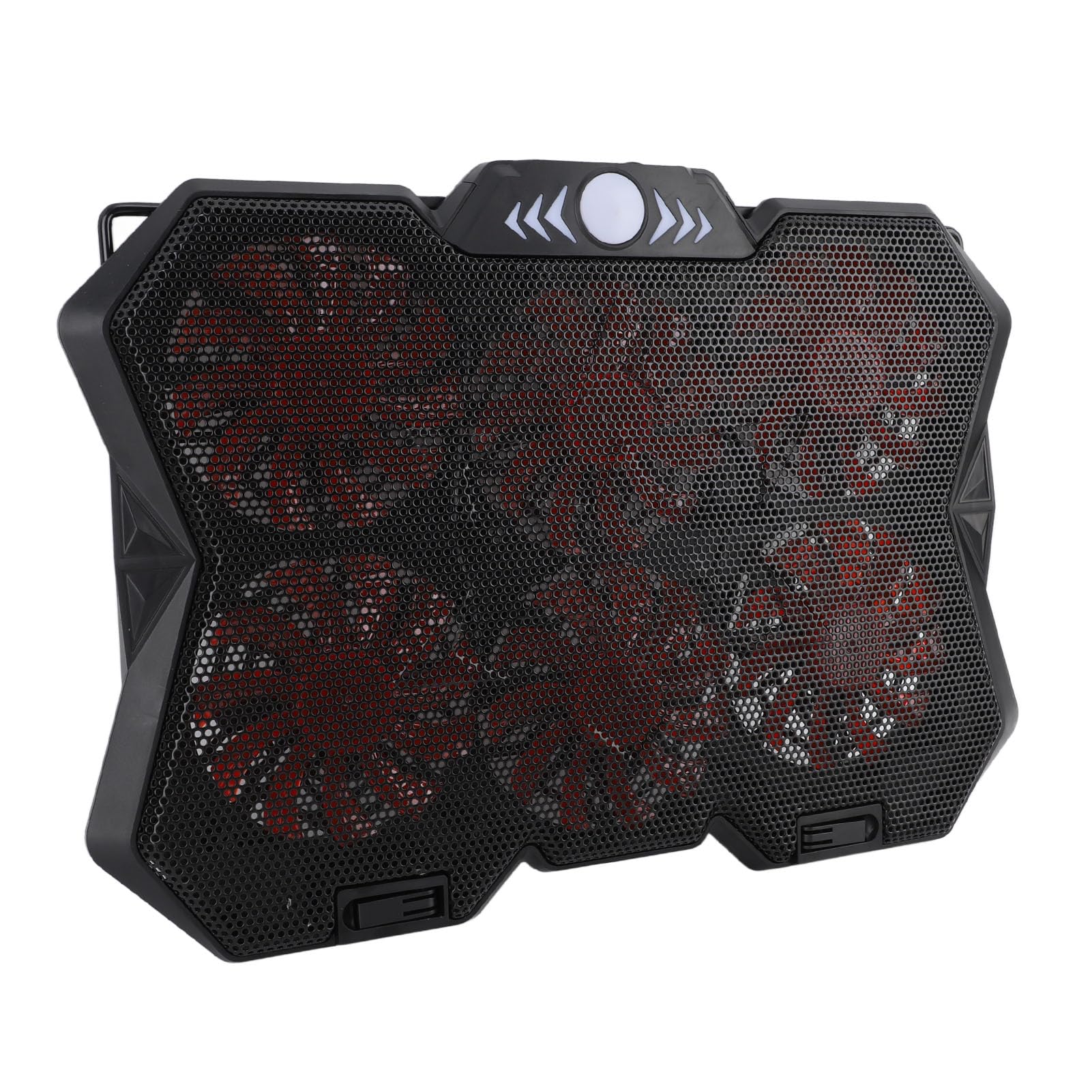 Tappetino di Raffreddamento per Laptop da Gioco 6 Altezze Regolabili e Ventole Silenziose per un Utilizzo Confortevole Compatibile con Laptop Sotto i 19 Pollici