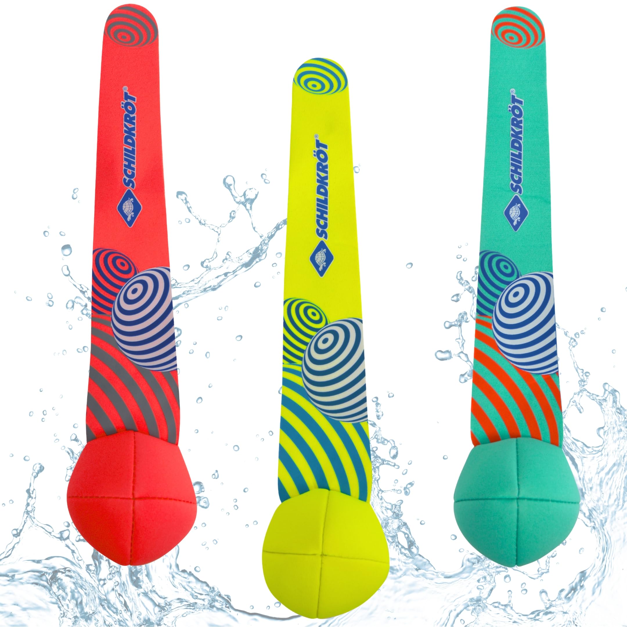 Schildkröt Neoprene Diving Balls, 3 Balls with Tail, Sand Filled, 970327