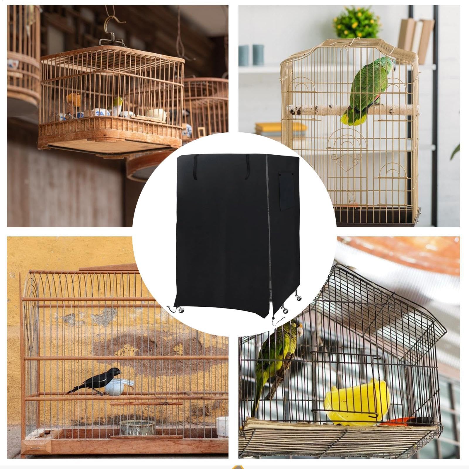 Vogelabdeckung für Käfig, wasserdicht, Lichteliminator, -Nachtgehege