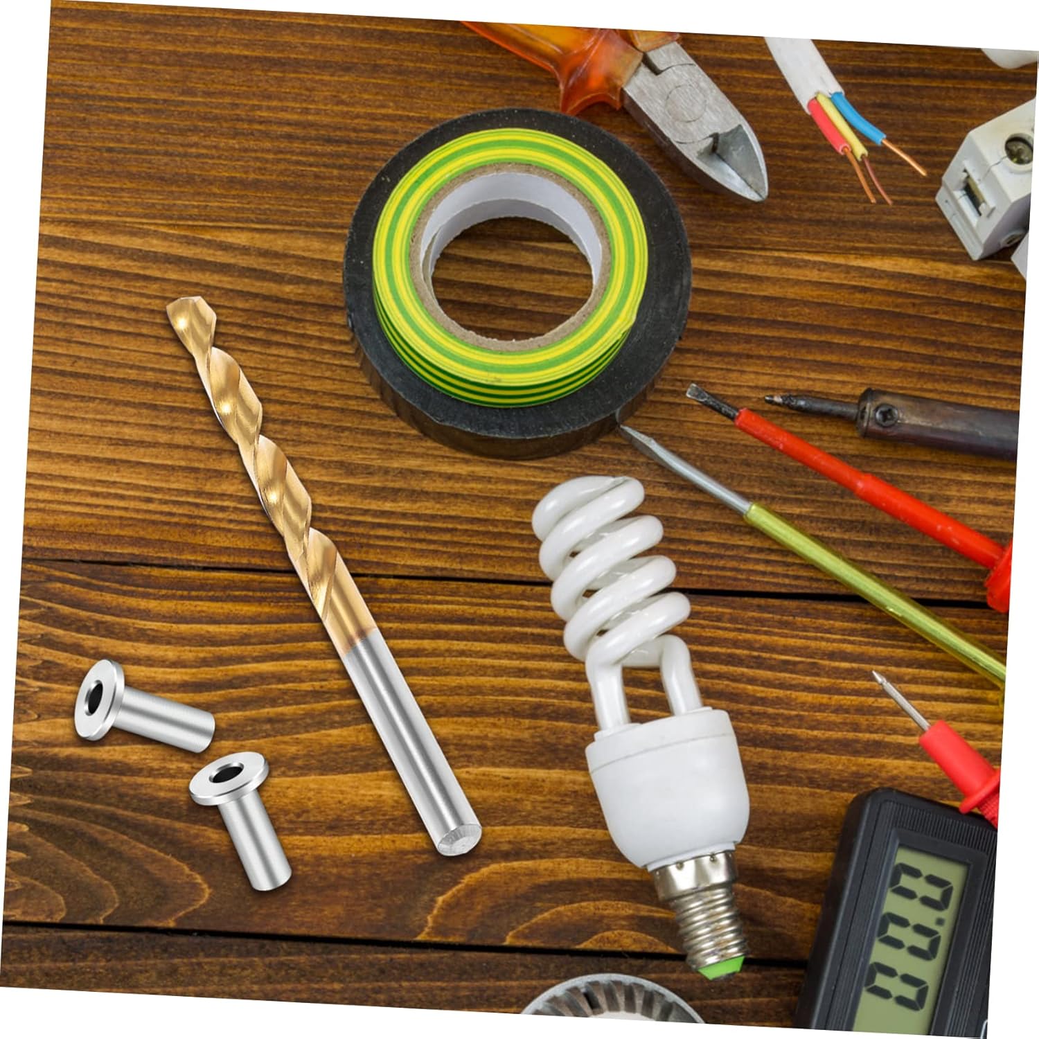 Stainless Steel Cable Railing Protector Sleeve for Cable Railing Projects Durable Grommet Replacement for Deck Wood Post Easy Installation Sleeves Drill Bit