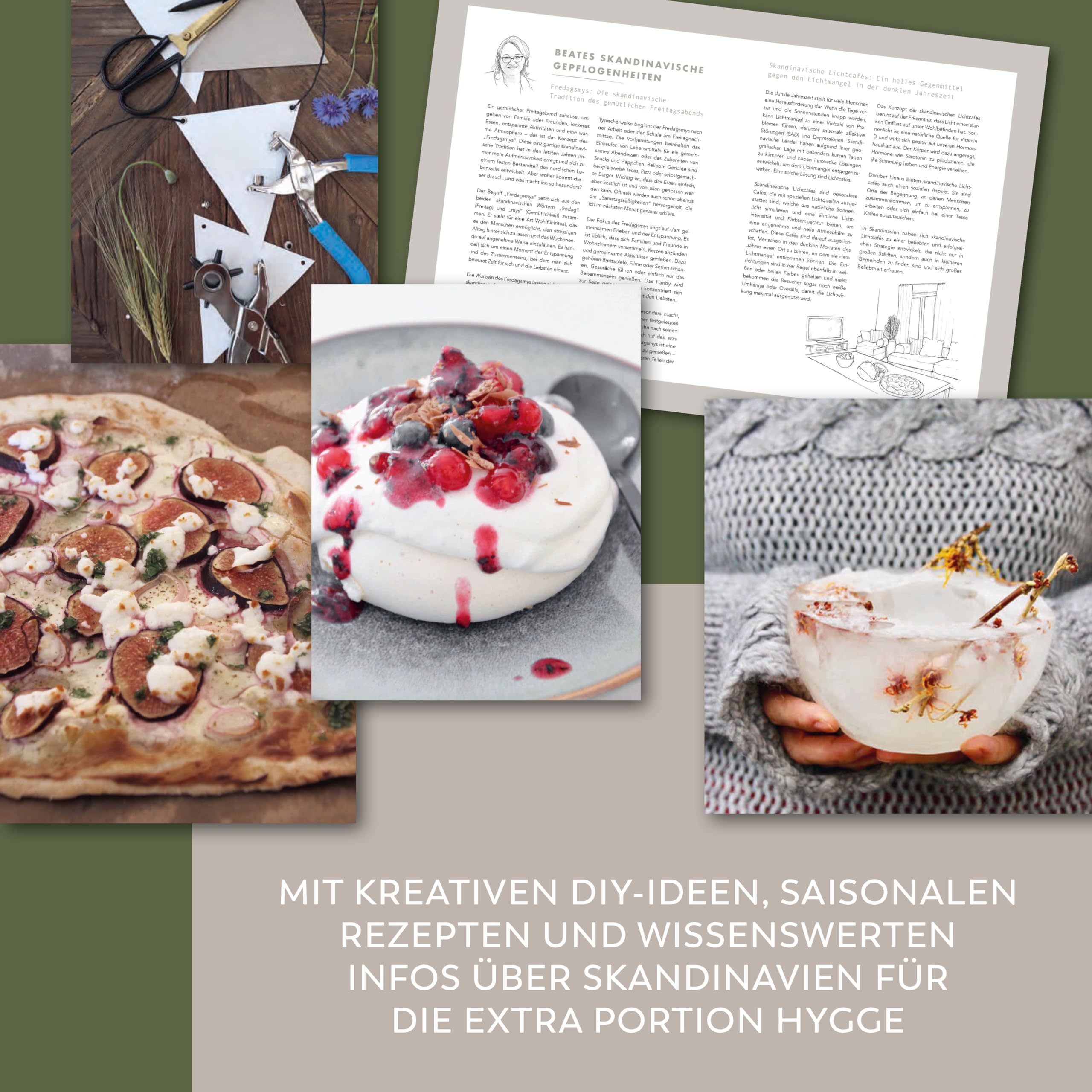Zuhause im Skandi-Garten. Inspiration, Dekoideen und Rezepte von Januar bis Dezember: Beate Balz zu Gast bei Andrea Schliep und Sebastian Streich