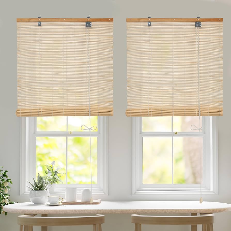 【引取り限定】カバー付き竹ロールスクリーン Amazon｜竹製ロールスクリーン 天然竹すだれ 簾、竹すだれ