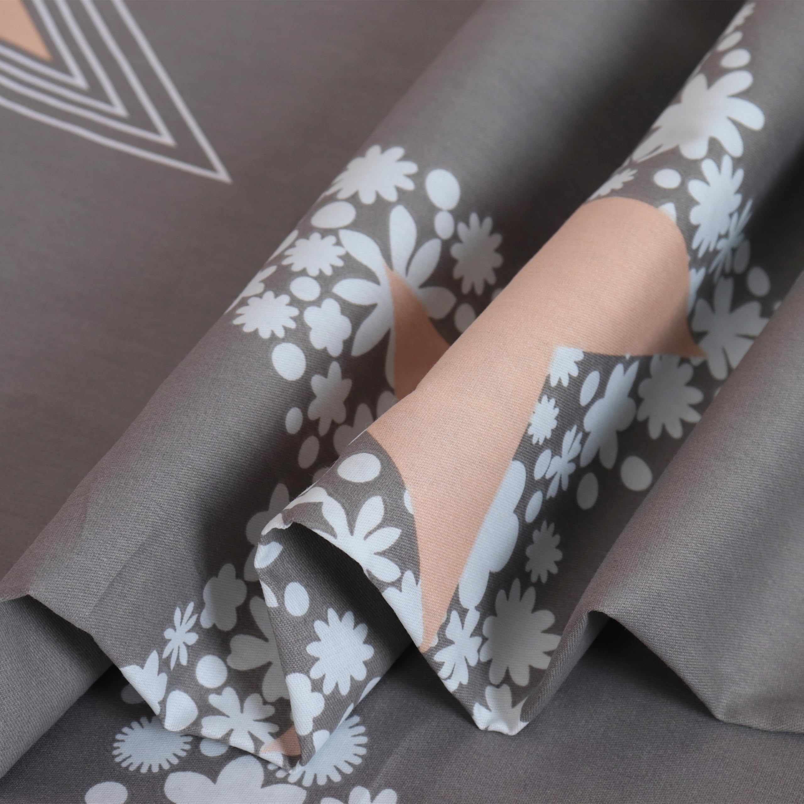 Sábanas planas grises para hombre, sábana encimera de algodón suave, tamaño matrimonial, fácil cuidado, sábana superior con estampado geométrico