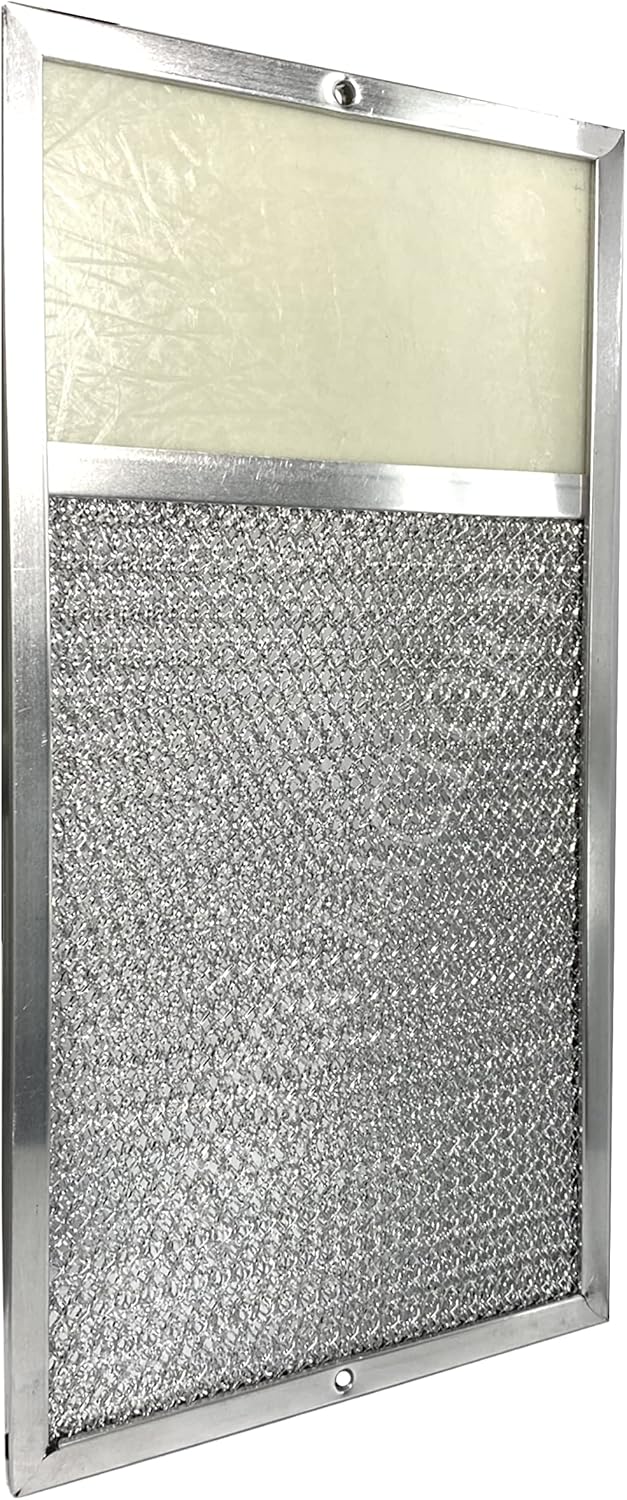 Air Filter Factory Grease Light Lens Filter R610027 Replacement For Broan Range Hood Rangeaire 610027 Kitchen Grease Exhaust Fan Filter 7-5/8" X 14-1/8" X 3/8" - Image 2