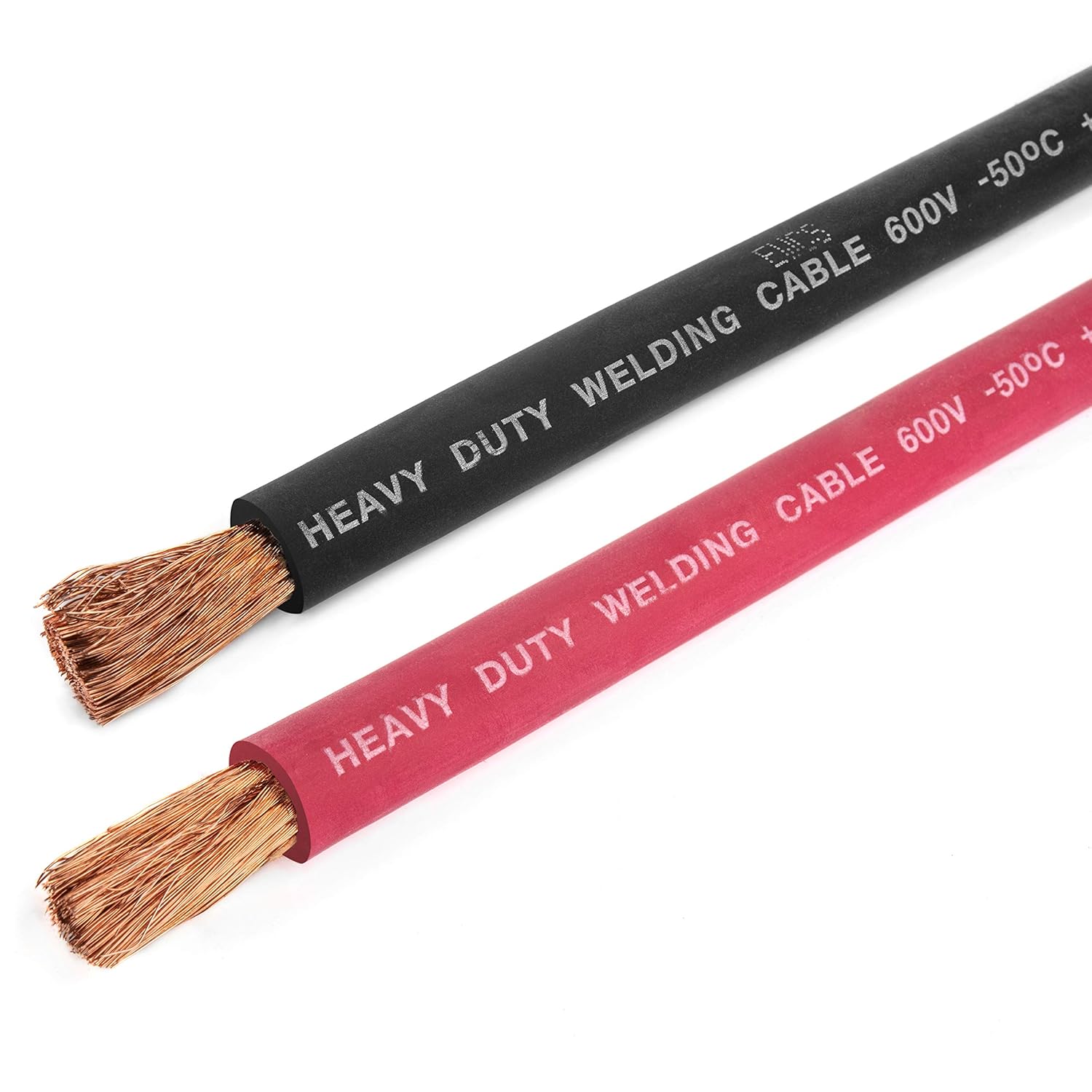 One-Day Sale: Up to 50% Off EWCS 2 Gauge Premium Extra Flexible Welding Cable 600 Volt Combo Pack - Black+Red - 15 Feet of Each Color - Made in The USA One-Day Sale: Up to 40% Off EWCS 2 Gauge Premium Extra Flexible Welding Cable 600 Volt Combo Pack - Black+Red - 15 Feet of Each Color - Made in The USA