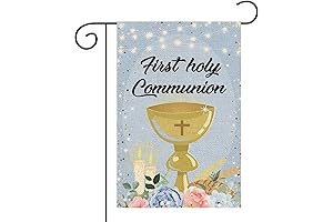 First Communion Garden Flag: A Celebration of Faith and Innocence