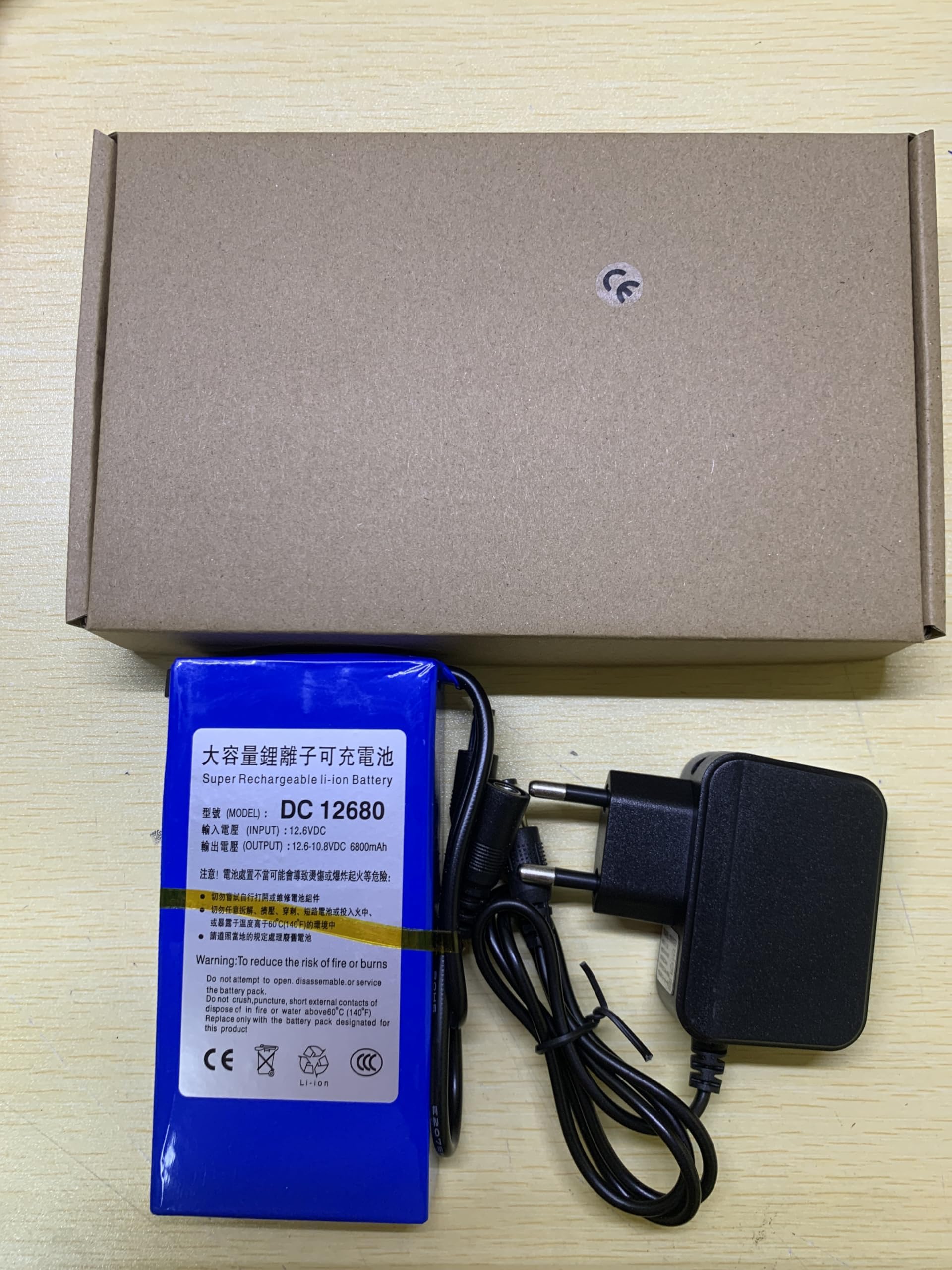 jianyana Batteria al Litio da 12V e 12000mAh - Alimentazione Affidabile e Di Lunga Durata per Tutti i Tuoi Dispositivi Elettronici