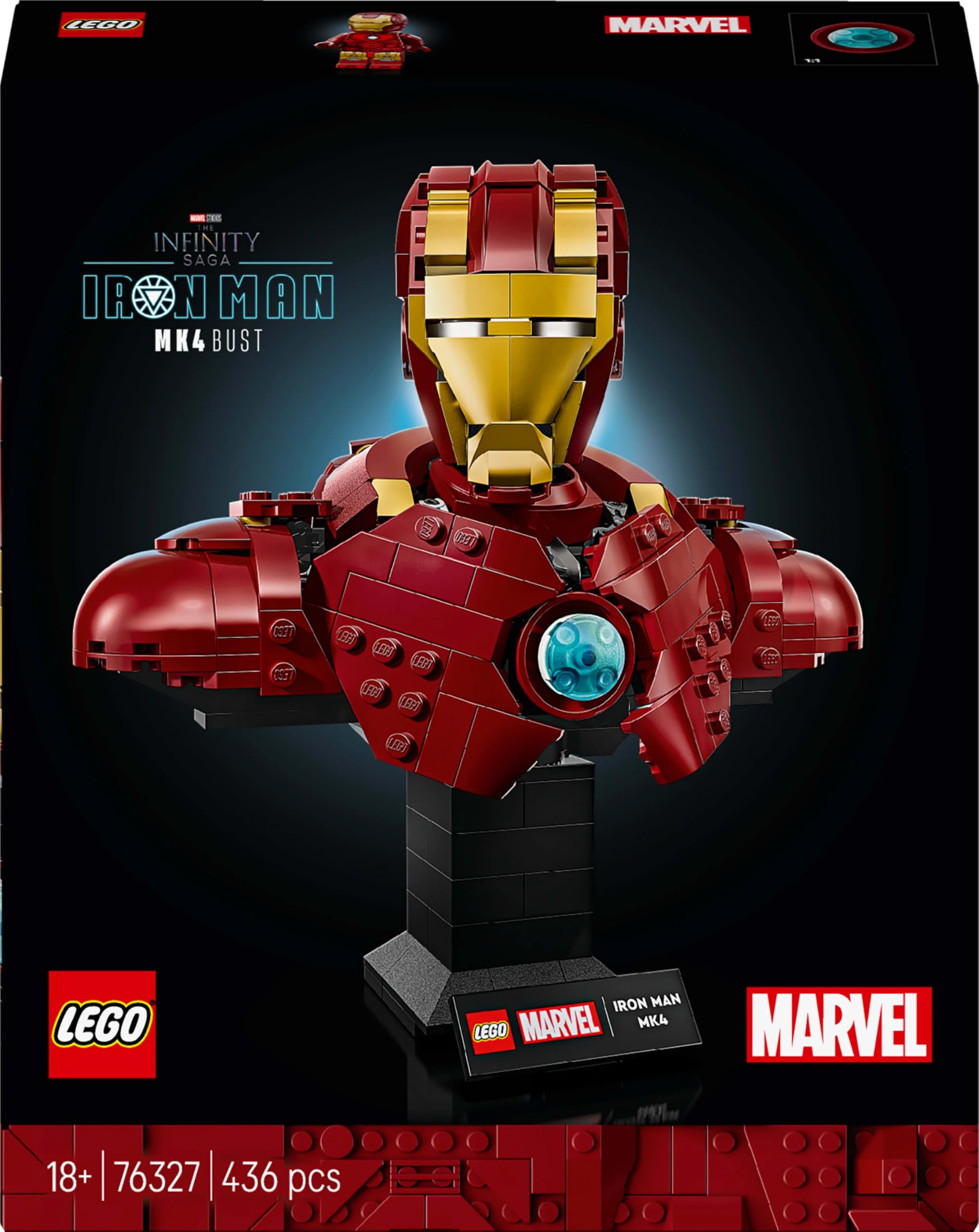 LEGO | Marvel Popiersie Iron Mana MK4 76327
