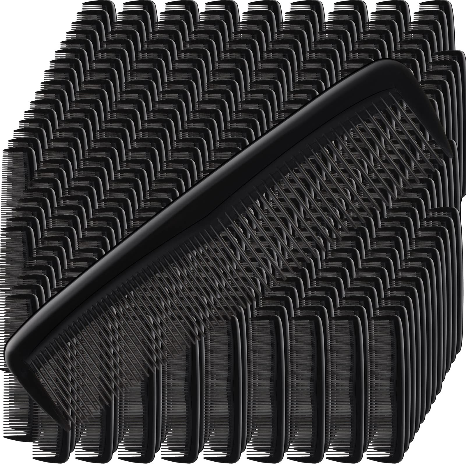 Zopeal 300 Pcs Hair Combs Bulk, 5" Pocket Combs for Women Men, Black