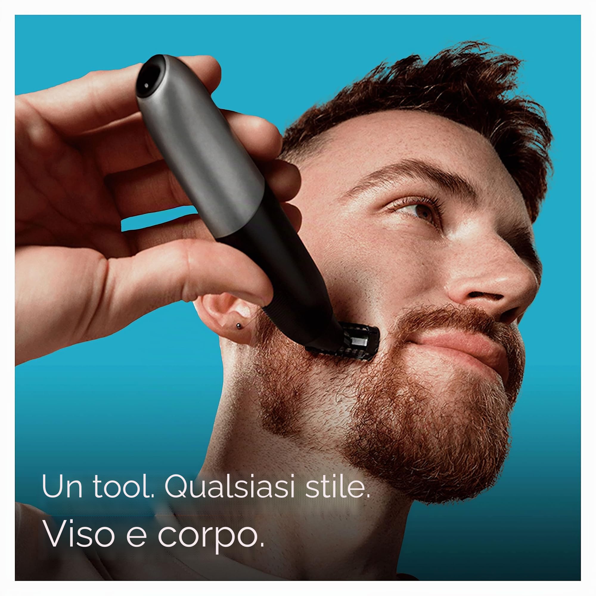 Rasoio elettrico da uomo, 8D, migliorato 6 in 1, impermeabile, rasoio per la cura della barba, senza fili, ricaricabile