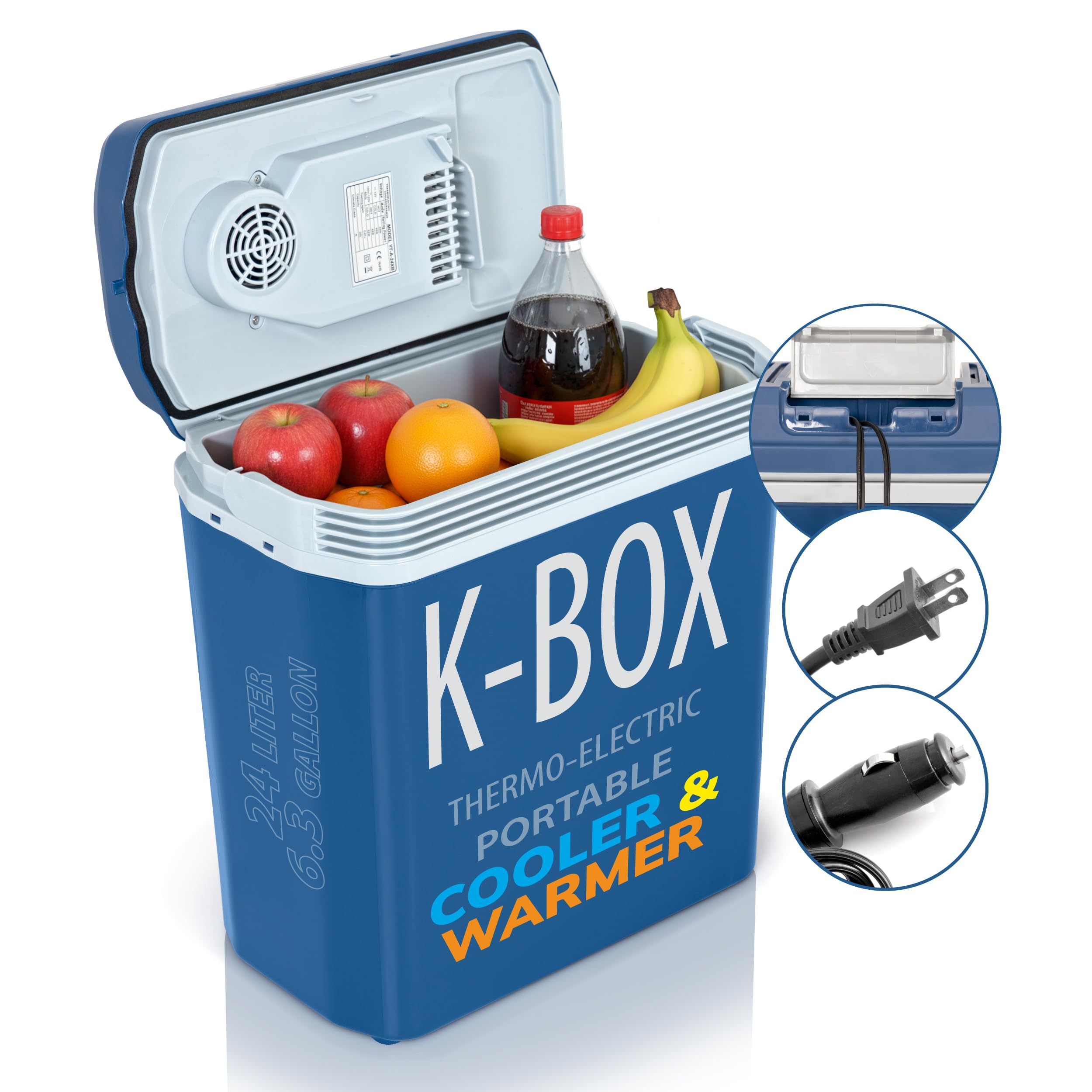Amazon.com: Koozam K-Box Electric Cooler & Warmer with Handle